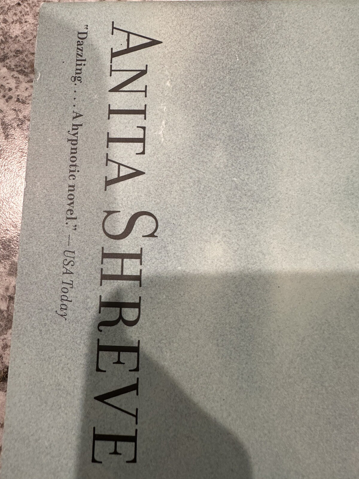 The Last time They Met By Anita Shreve (paperback)