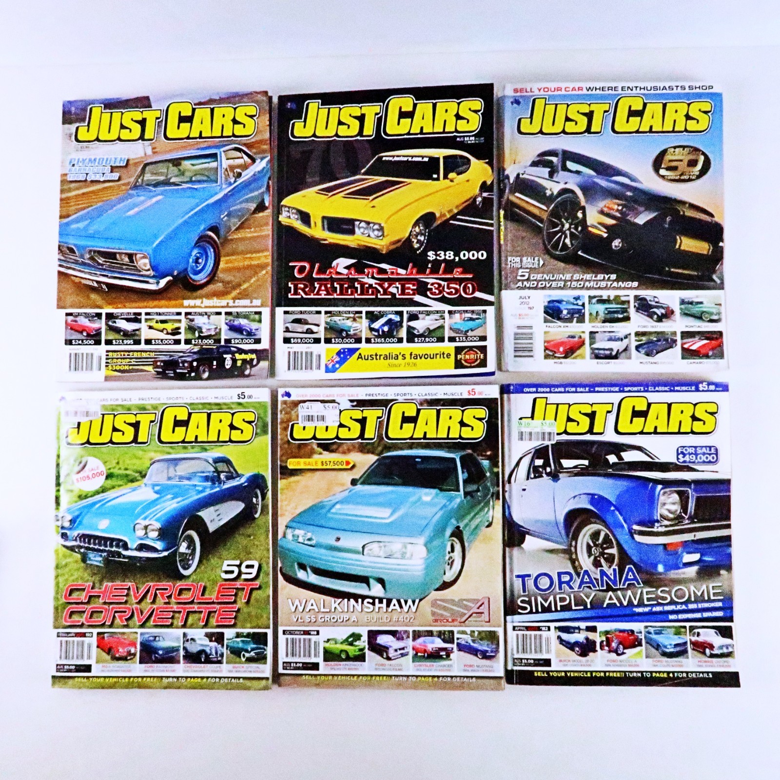 Mixed Lot Of 11 Just Cars Magazine – Various Issues See Photos