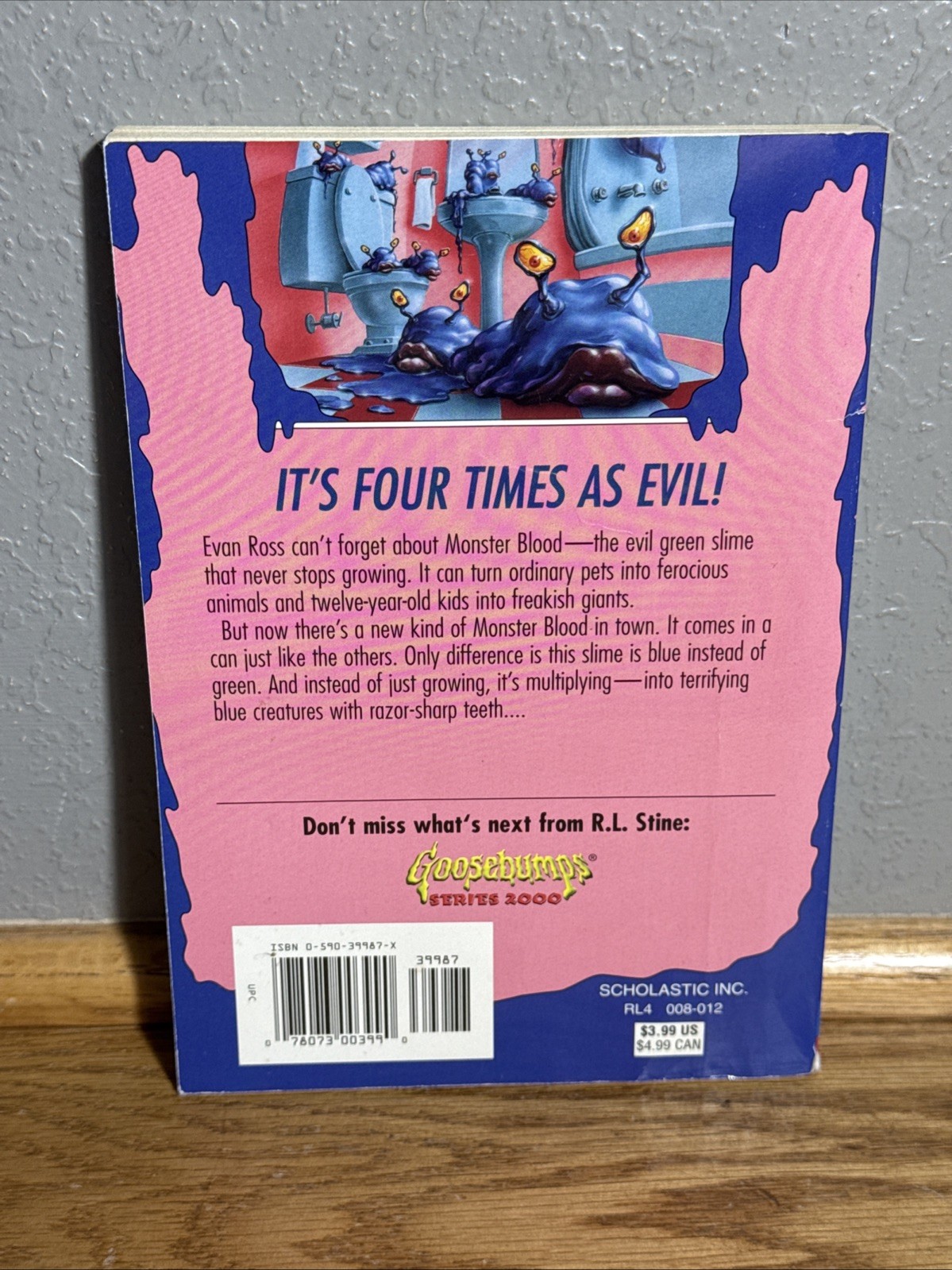 Monster Blood IV 4 (Goosebumps, No. 62) By RL Stine, 1st Print 1997 Rare Unread