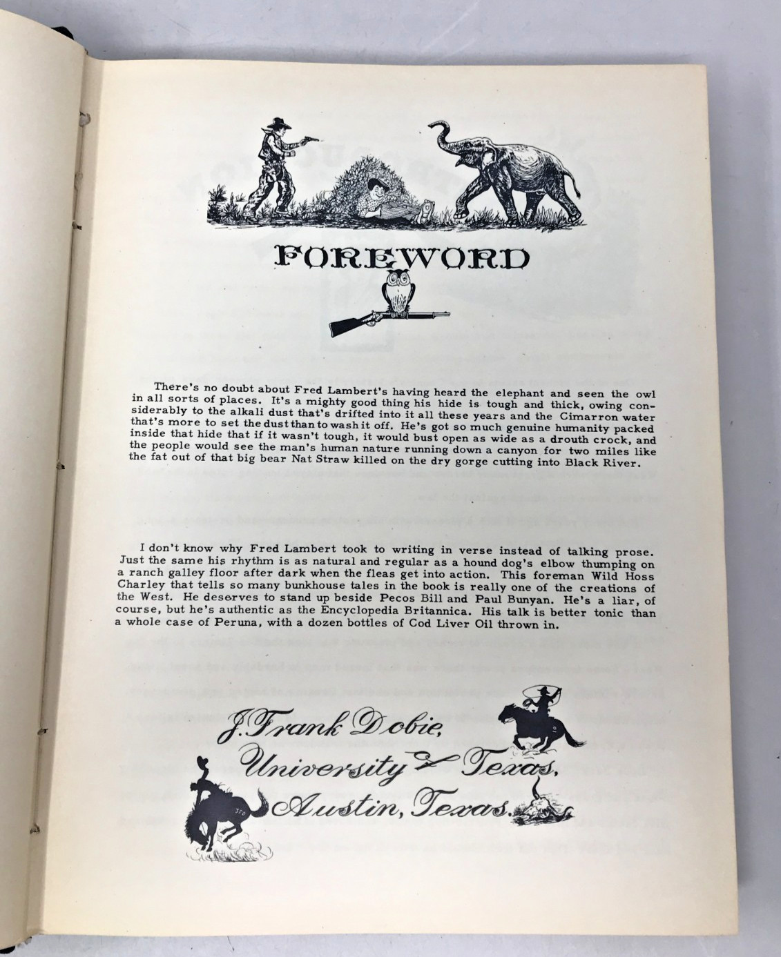 Bygone Days of the Old West, Fred Lambert, 1948, E-101