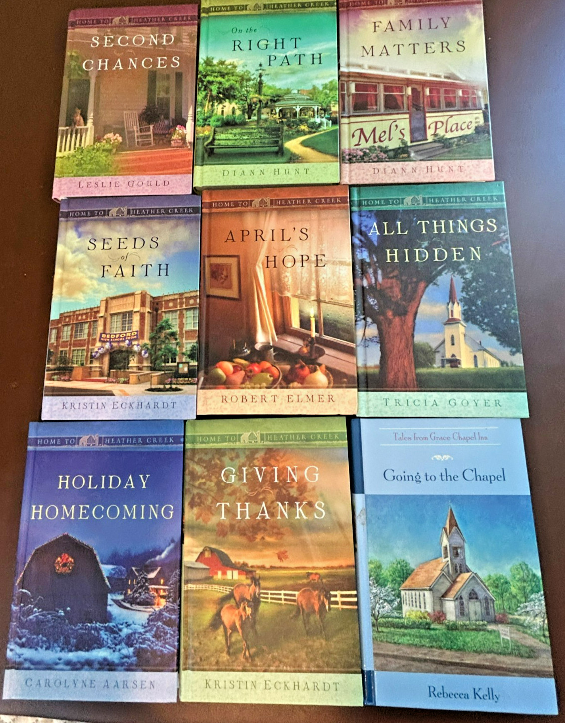 Home to Heather Creek Guideposts Book Series Lot 8 +1 Books Hardcover GREAT COND