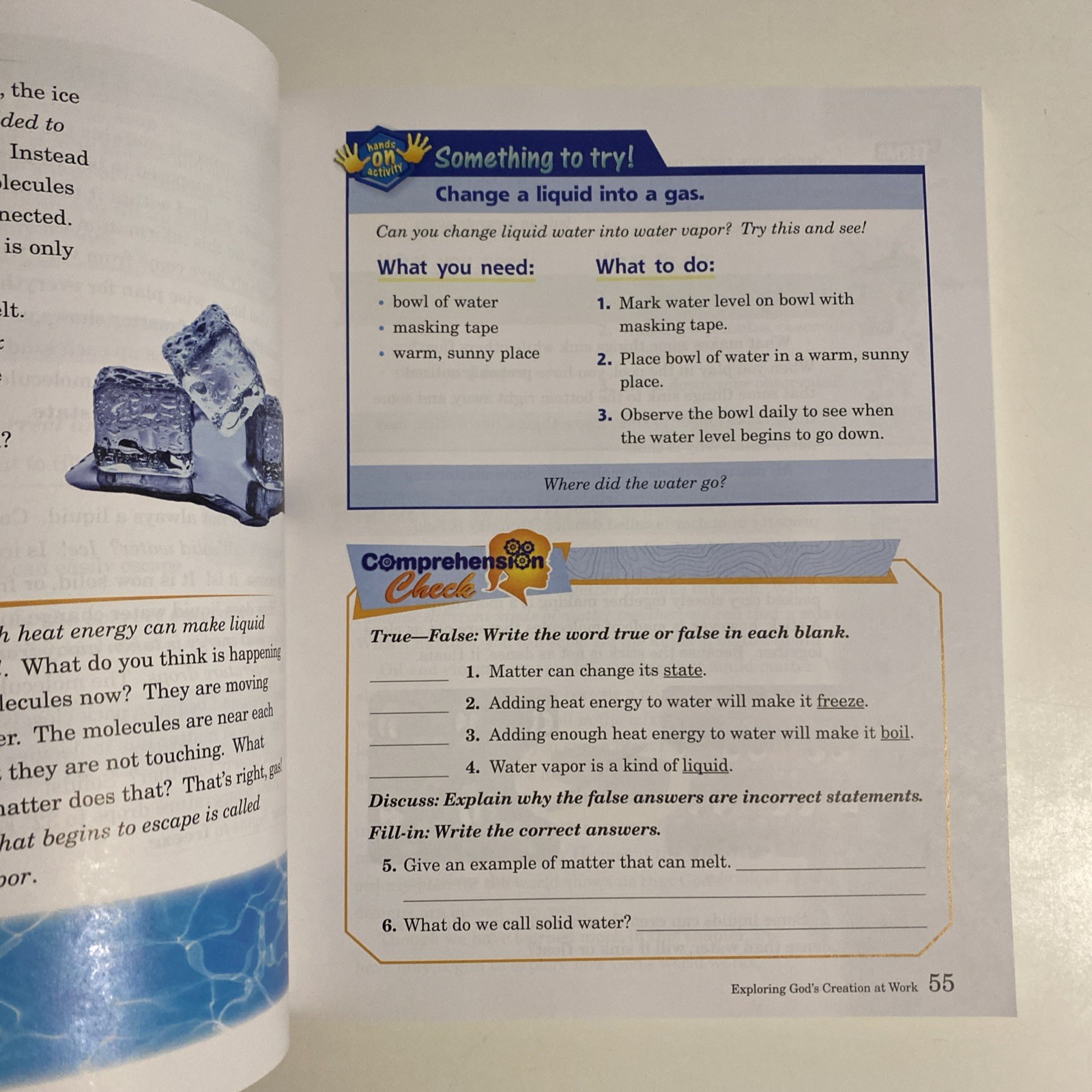 # Abeka Exploring God’s World Grade 3 Science Student Workbook Clean Pages