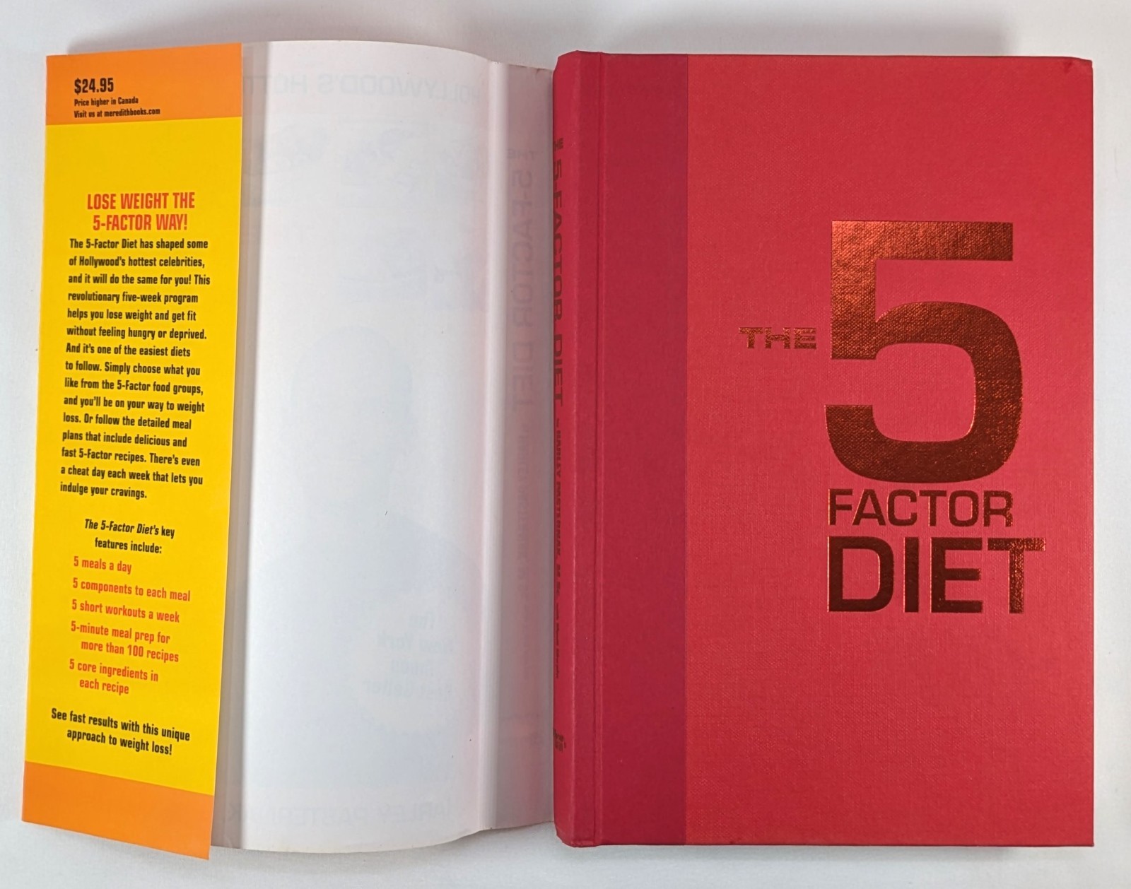 The 5 Factor Diet Meal Eating Plan Harley Pasternak Myatt, Murphy 2006 HARDCOVER
