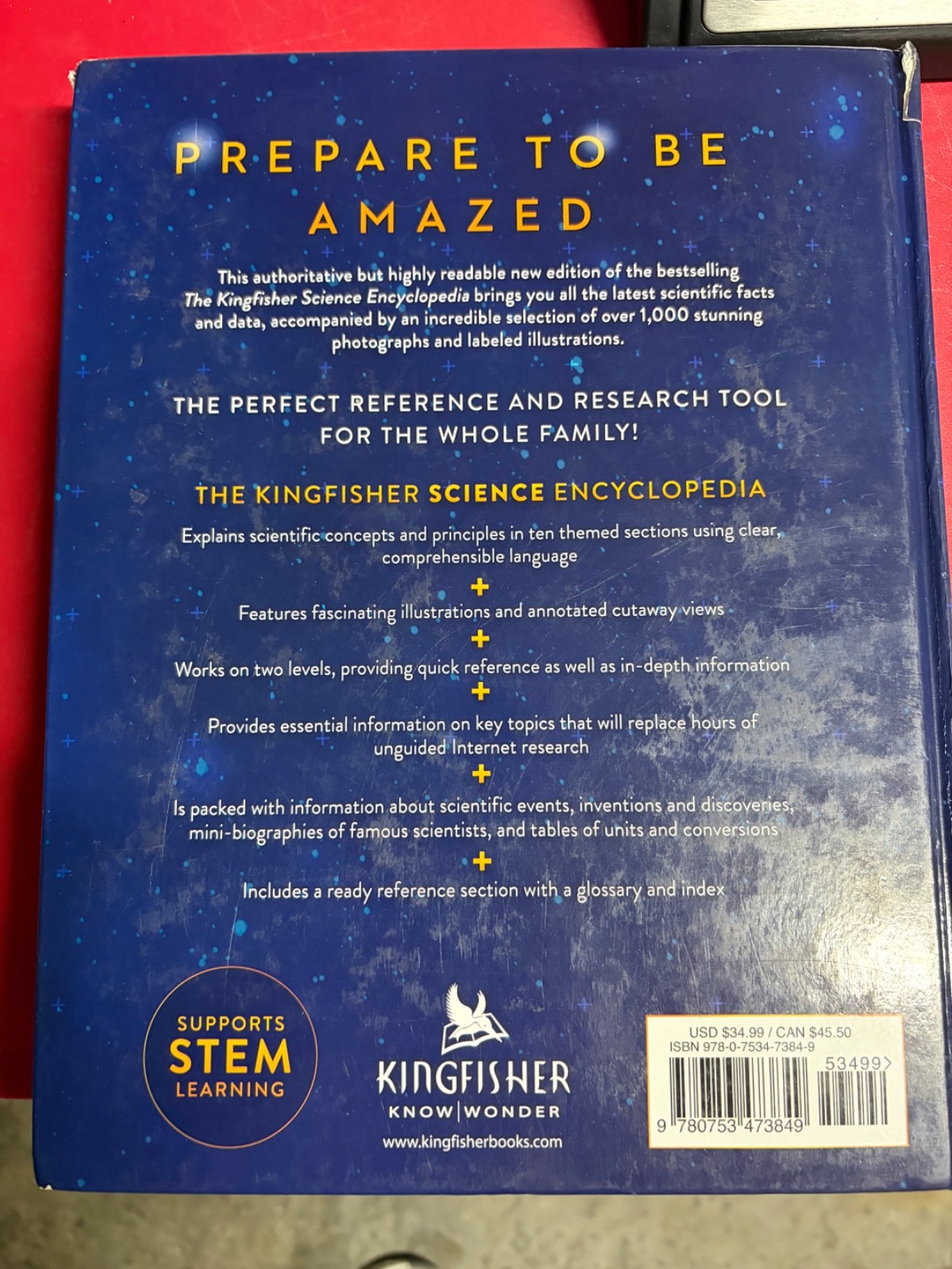 THE KINGFISHER SCIENCE ENCYCLOPEDIA: Updated 4th Edition (2017 HC){R7}