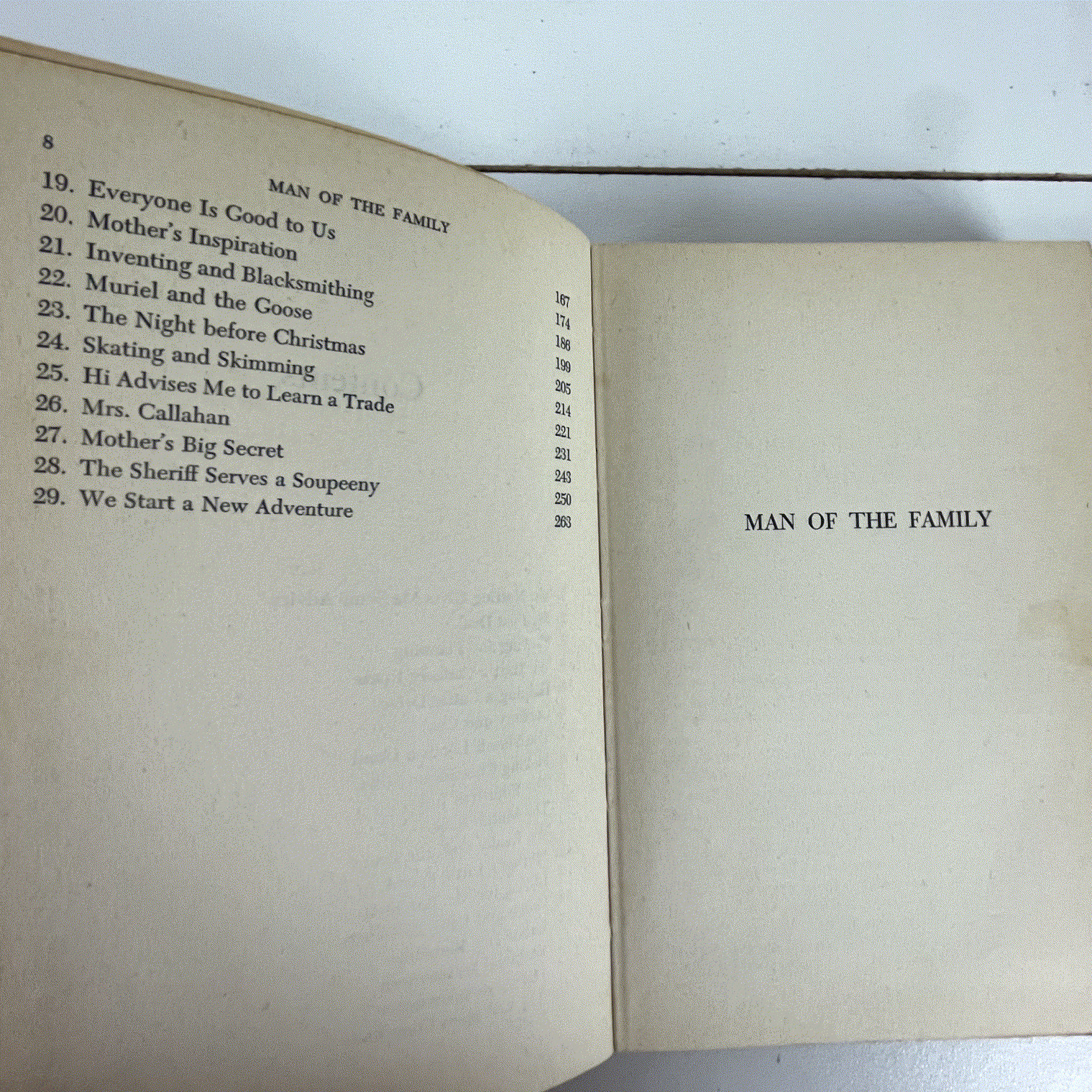 Man of the Family Ralph Moody 1951 Special Edition Peoples Book Club