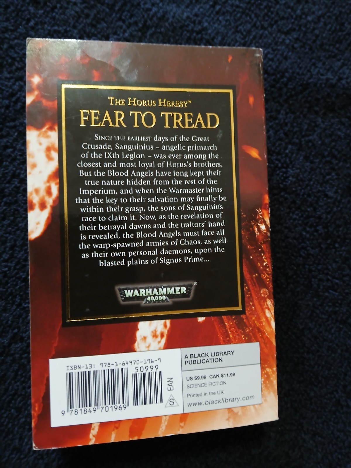 Black Library Horus Heresy Fear to Tread Mass