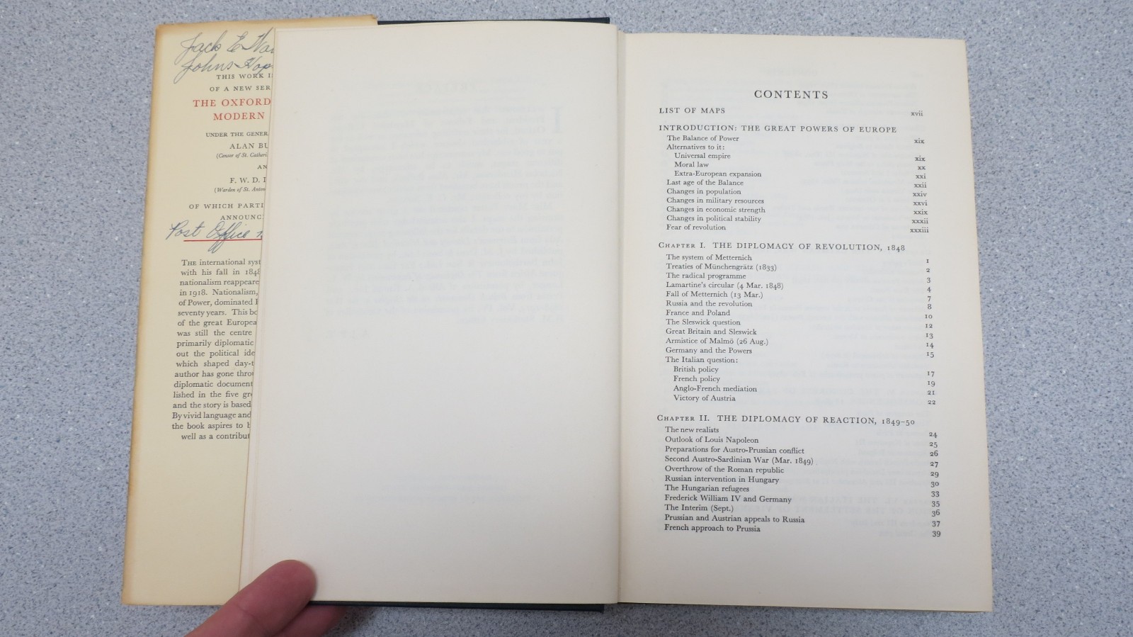 The Struggle for Mastery in Europe 1848-1918 by Taylor – Oxford Press hardcover