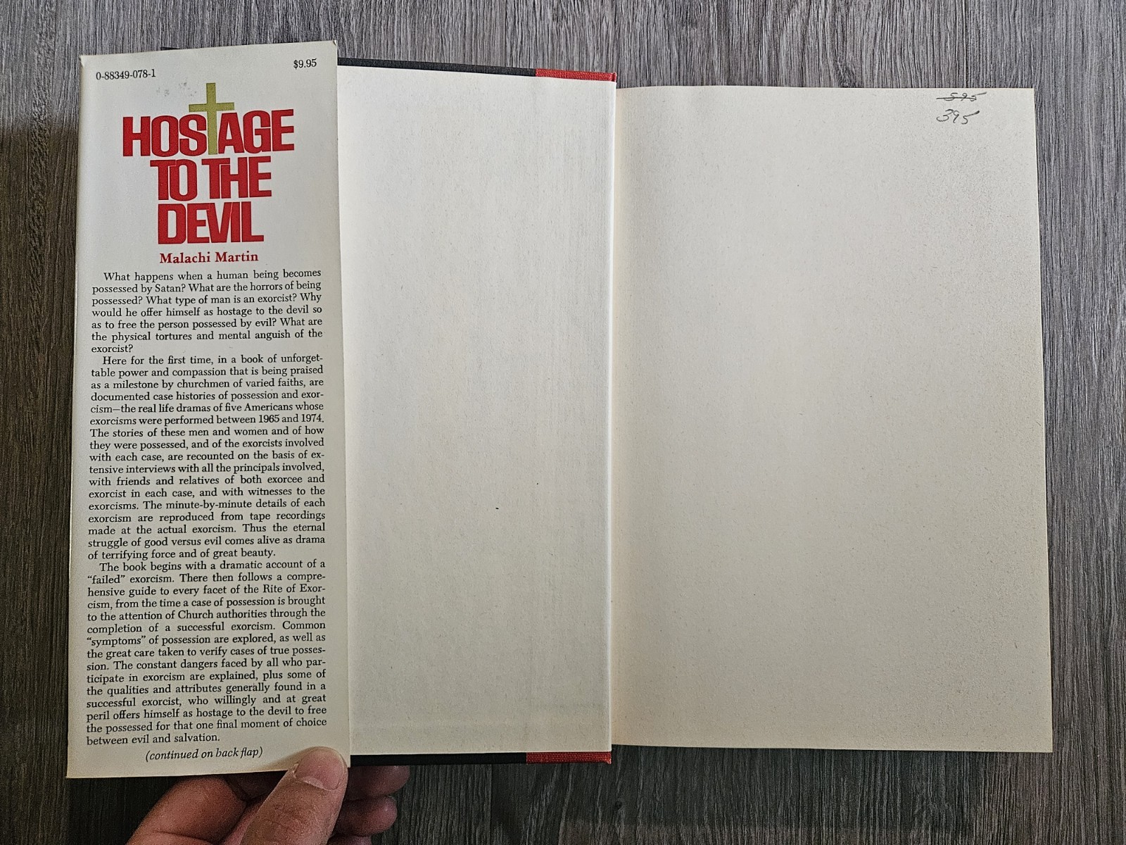 Hostage To The Devil Possession & Exorcism by Malachi Martin HC 1976 1st Edition