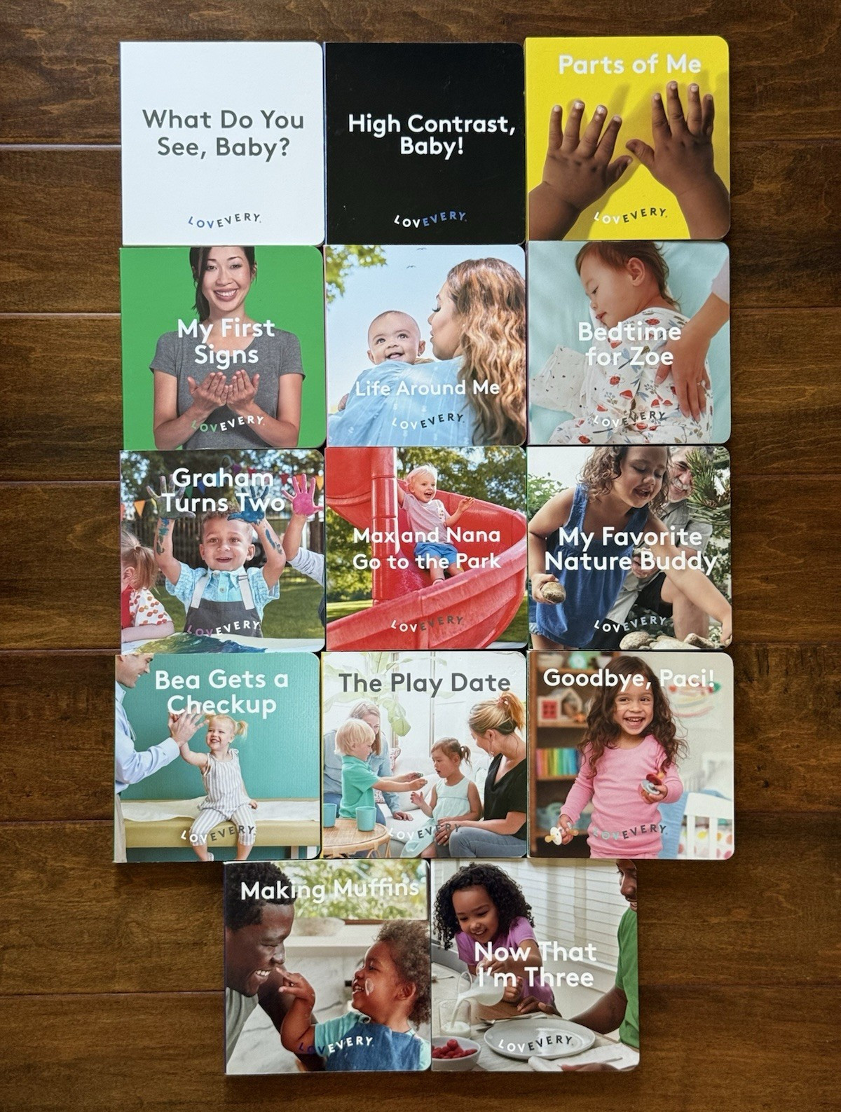 Lovevery Board Books Bundle Lot of 14 Toddler Preschool Montessori