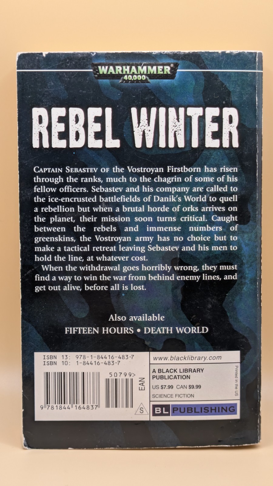 Rebel Winter – Imperial Guard Series – Steve Parker – Warhammer 40k – Paperback
