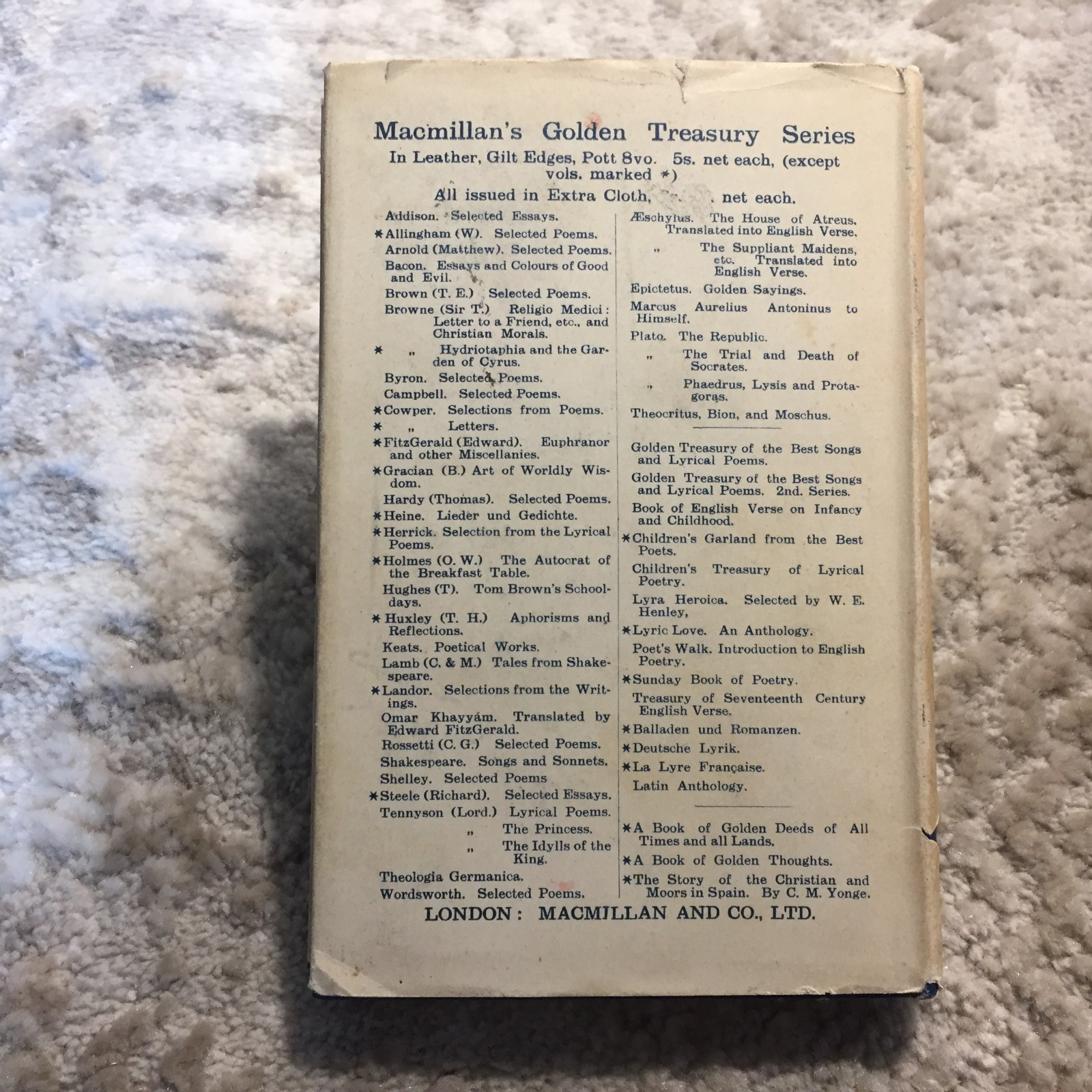 The House Of Atreus Aeschylus 1904 Macmillan Classic Greek Drama Tragedy Book