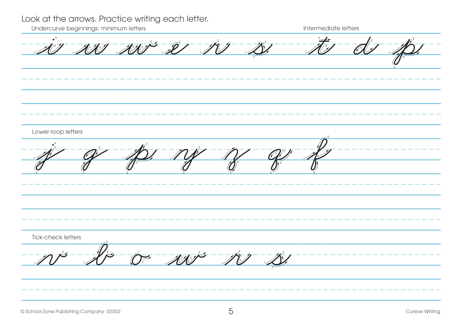 Beginner Cursive Handwriting Workbook for Kids Cursive Handwriting Workbook