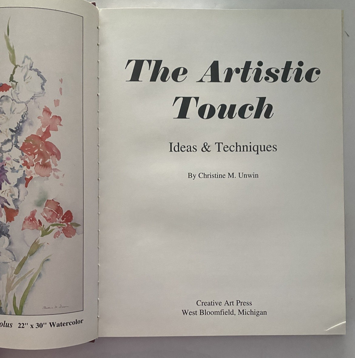 The Artistic Touch by Unwin, Christine M.
