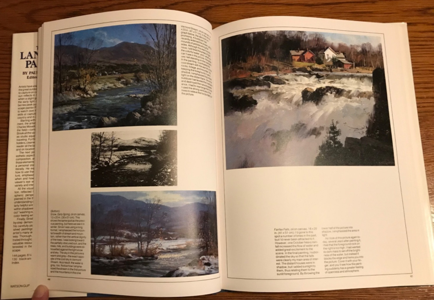 The Art of Landscape Painting Master Oil Painter’s Approach Paul Strisik 1980