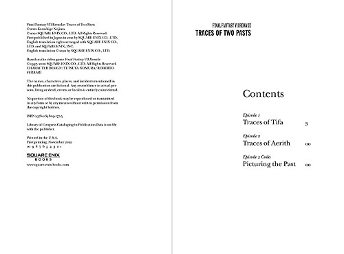 Final Fantasy VII Remake: Traces of Two Pasts (Novel), Nojima, Kazushige, Very G