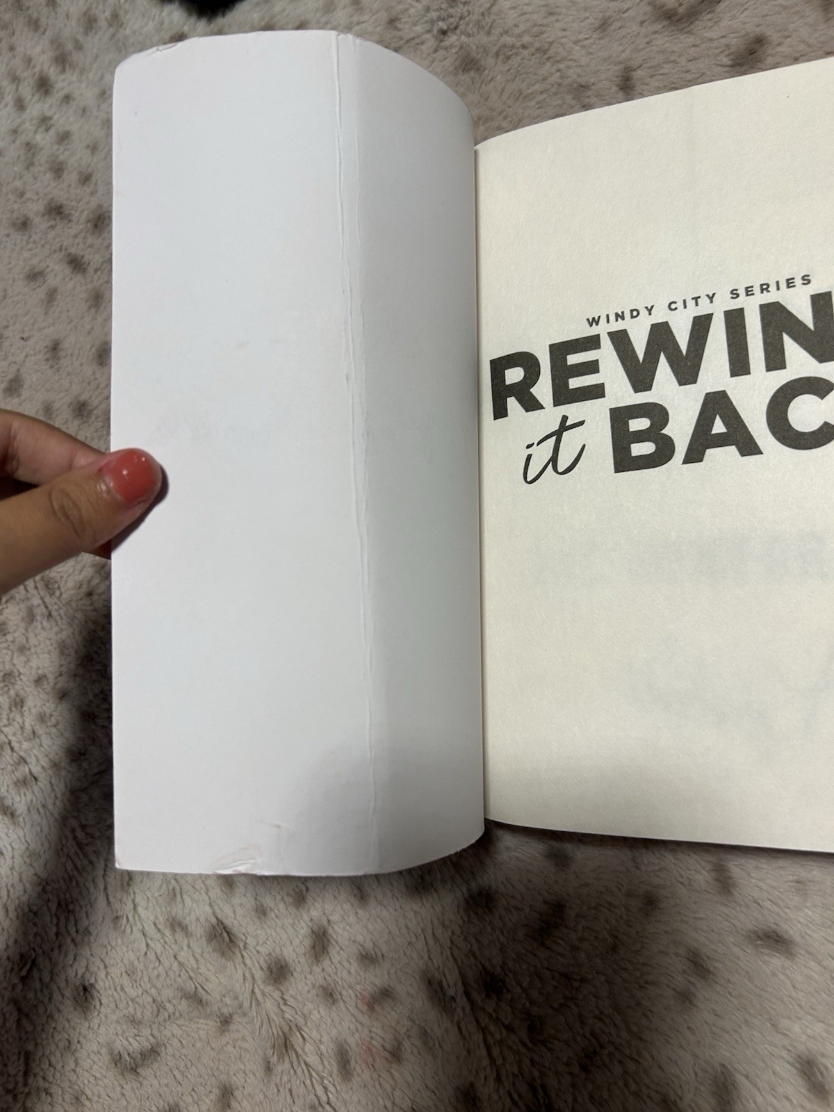 Rewind it Back (Red Edges) by Liz Tomforde SIGNED IN PERSON
