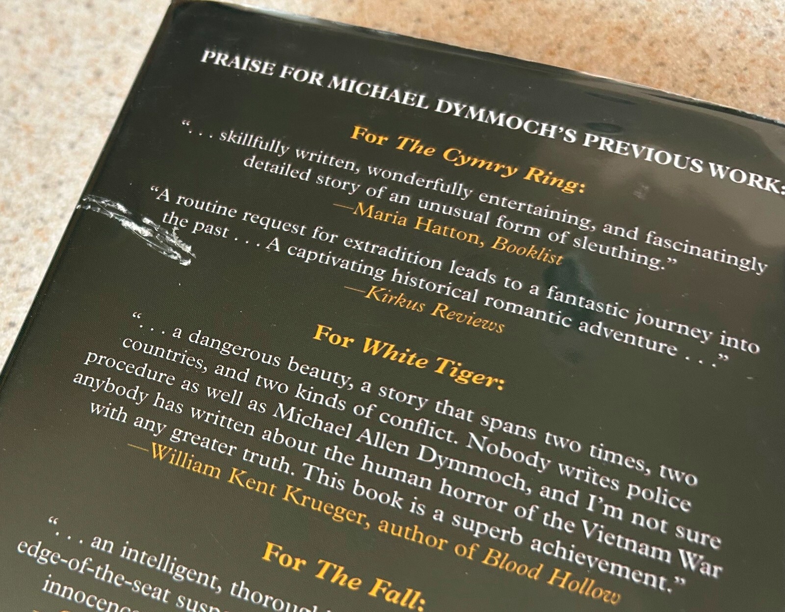 Michael DYMMOCH — Death in West Wheeling (Mystery) — 2006 SIGNED 1st Ed HC