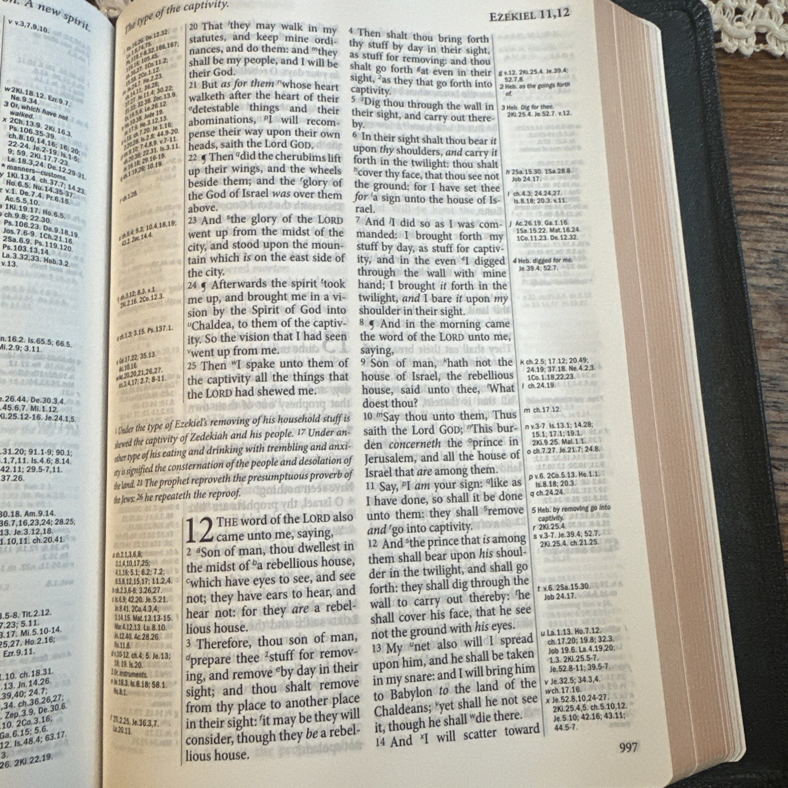 Cambridge Westminster KJV Ref Bible Black Goatskin Brand New!