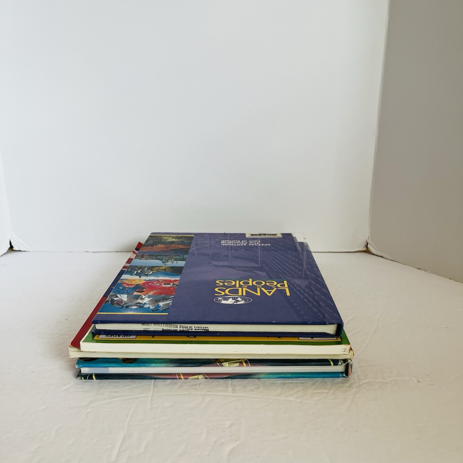 Lot 4 Childrens Geography Books Atlas Map Skills Social Studies Homeschool
