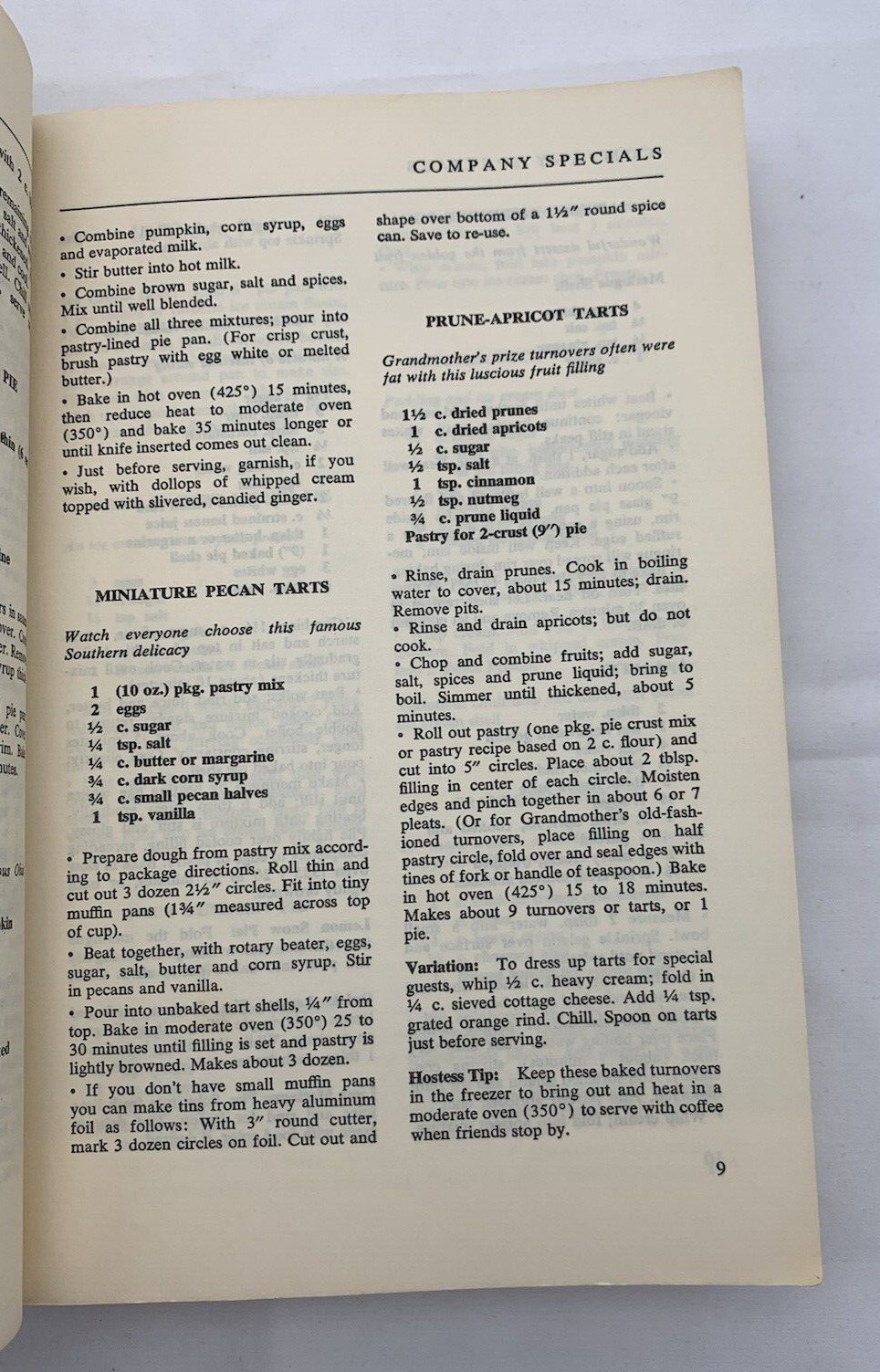FARM JOURNAL’S COUNTRY COOKBOOK SPECIAL EDITION 1959 PAPERBACK 420 PAGES cookery