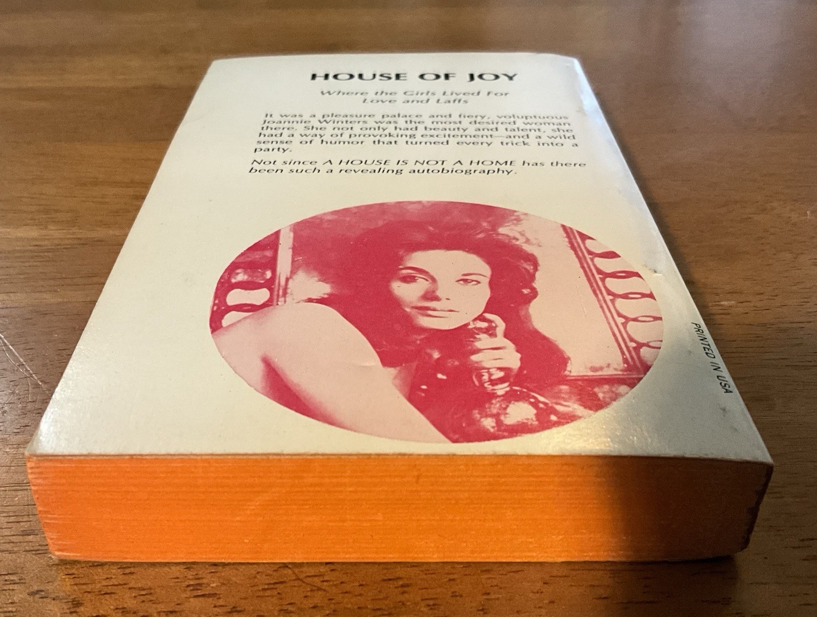 House of Joy Joannie Winters Adult Autobiography 1966 Papberback Library Sleaze