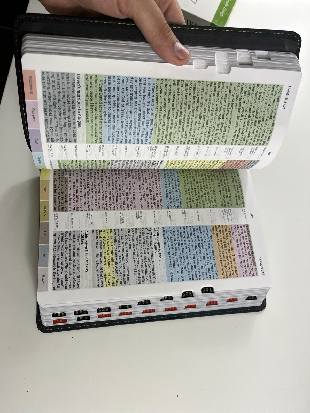 Holman Rainbow Study Bible NIV Edition: LeatherTouch Pierced Cross 2015