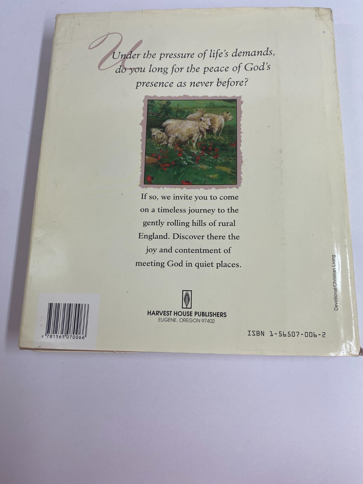 Meeting God In Quiet Places / Hardcover Book/ By F. LaGard Smith / 1992
