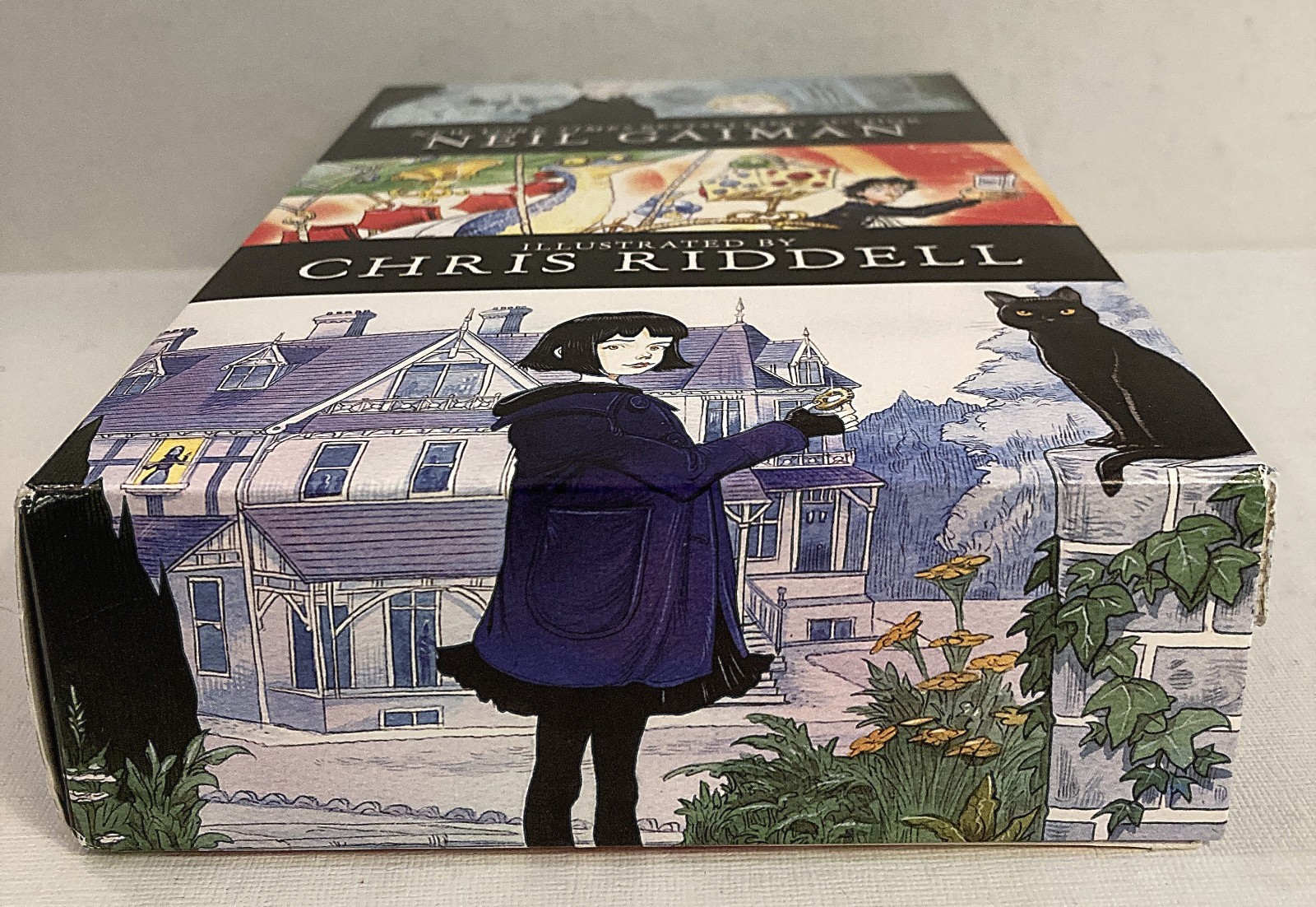 Neil Gaiman/Chris Riddell 3-Book Box Set Coraline/The Graveyard Book Like NEW