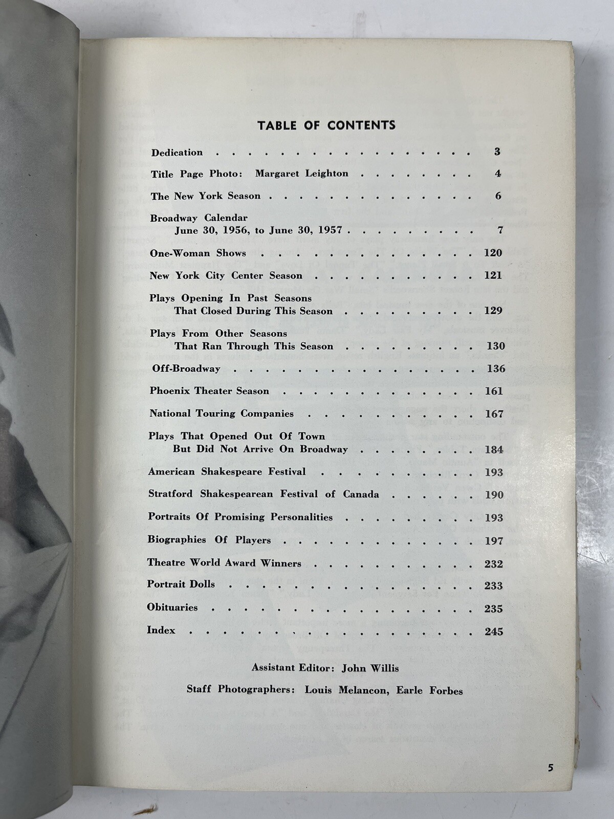Theatre World Volume 13 Season 1956-57 Daniel Blum HC DJ VINTAGE