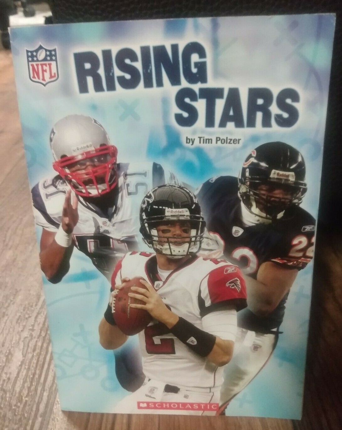 Lot of 2 football books by Tim Polzer: NFL Rising Stars and Dynamic Duos