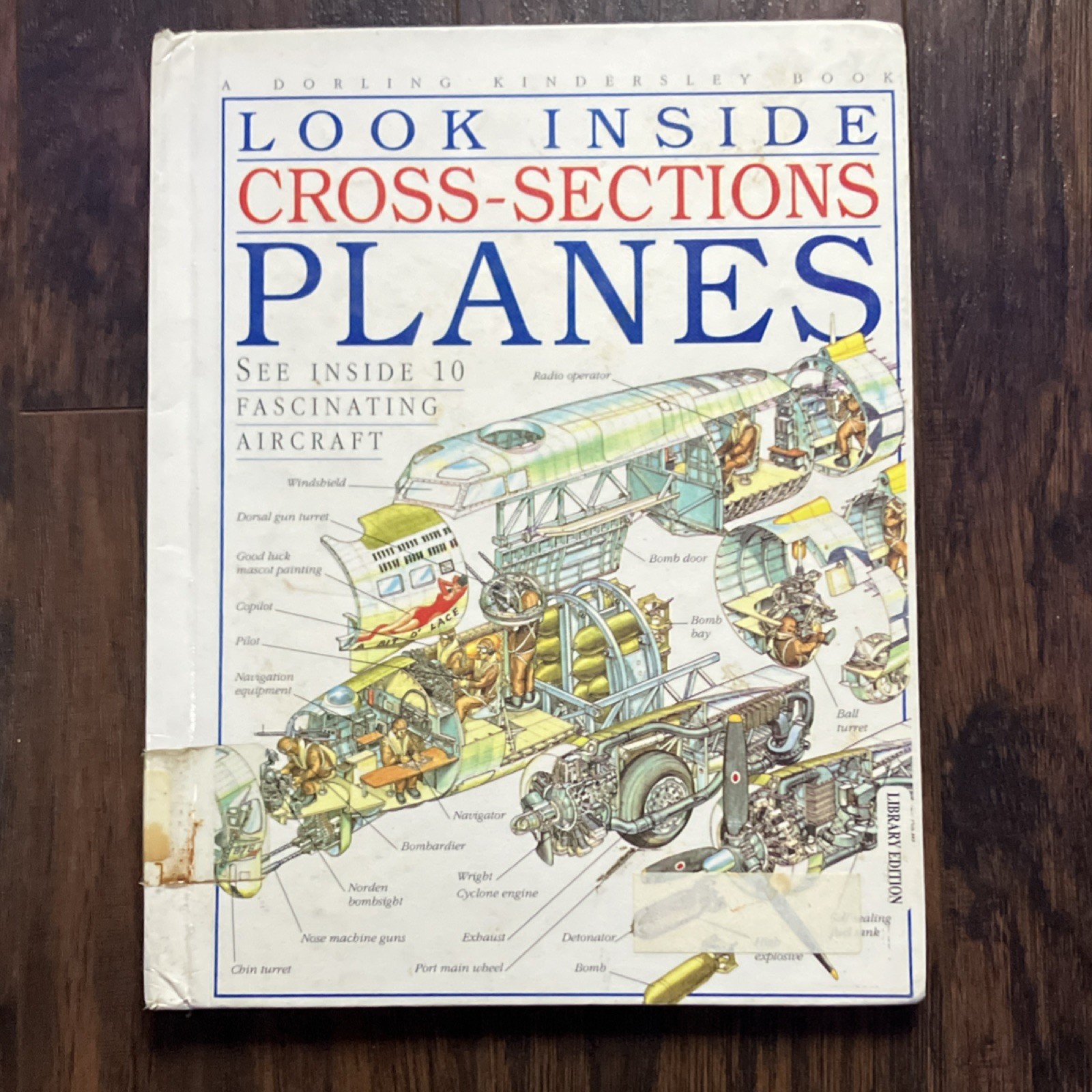 Look Inside Cross-Sections Planes Hardcover by Michael Johnstone Dorling Kinder…