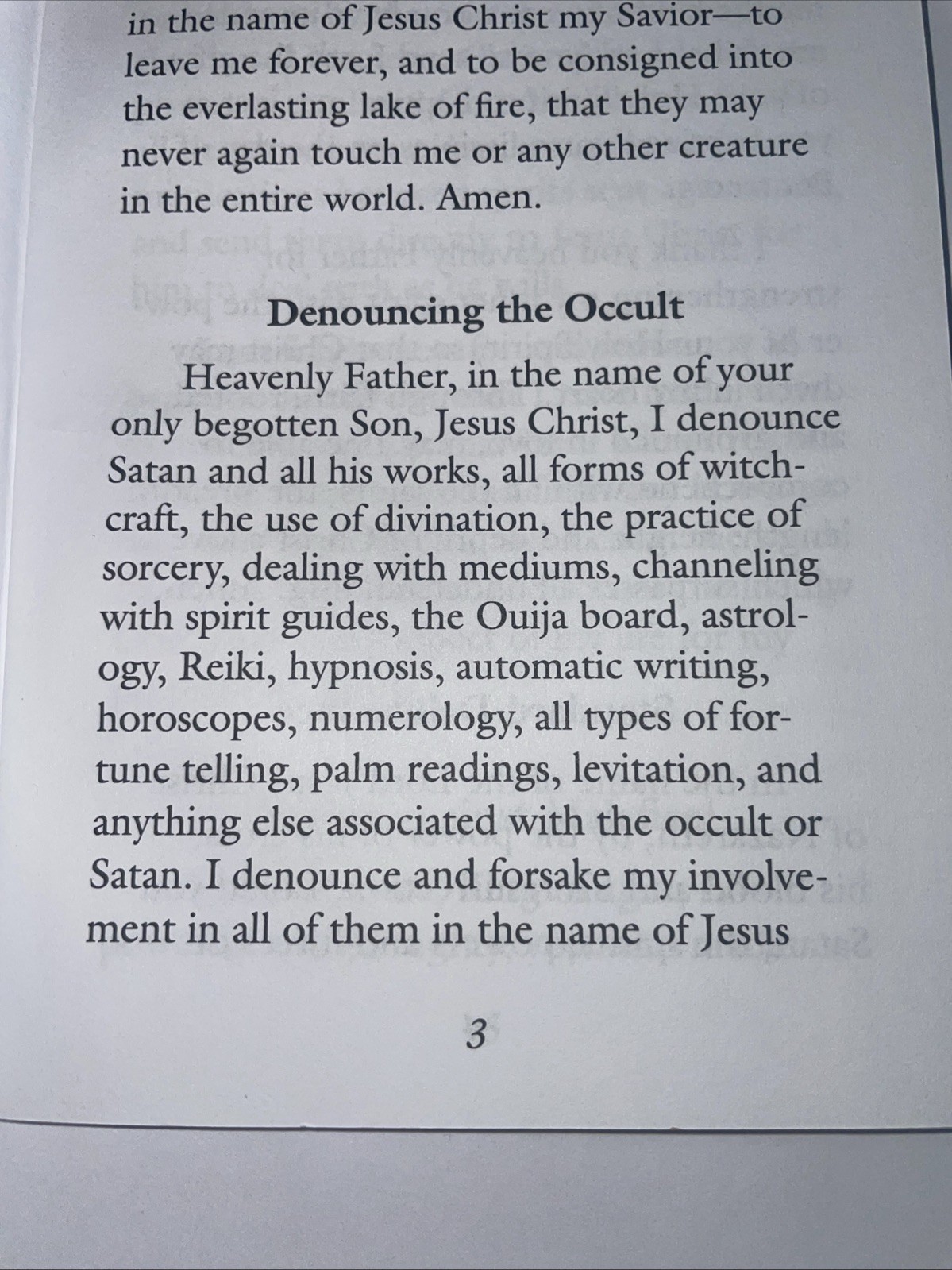 Spiritual Warfare Prayers Paperback. FREE SHIPPING