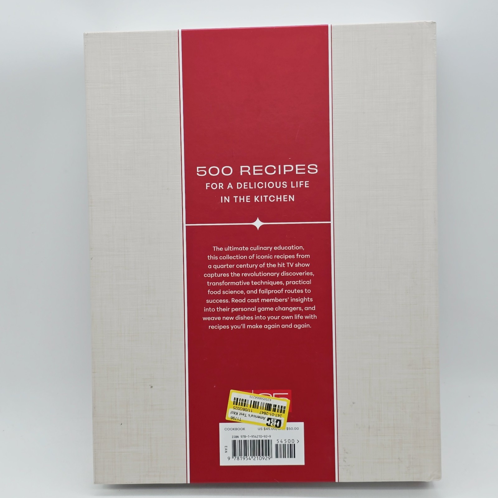 America’s Test Kitchen 25th Anniversary Cookbook 500 Recipes