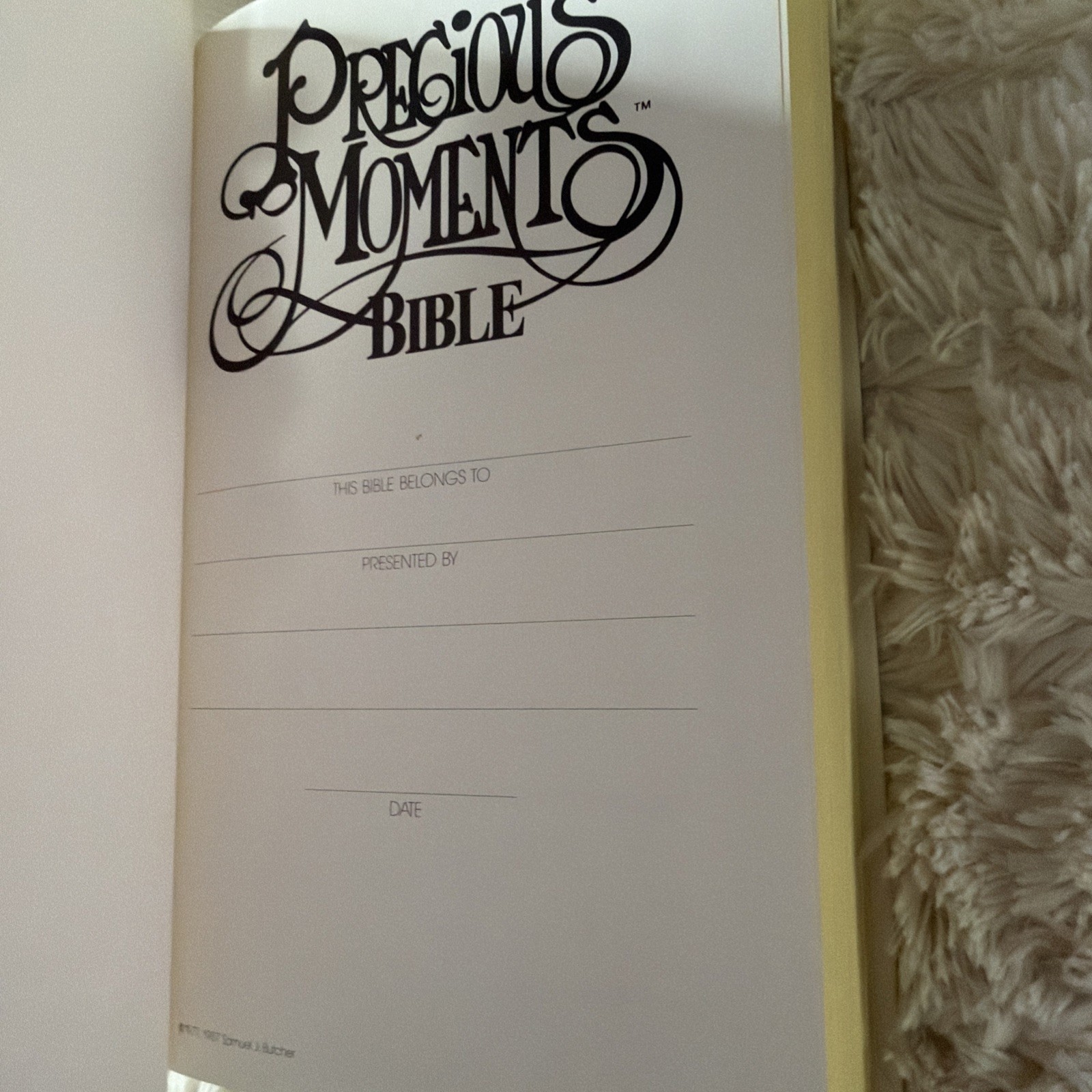 Precious Moments Bible Catholic Edition Today’s English Version 1270 Hardcover
