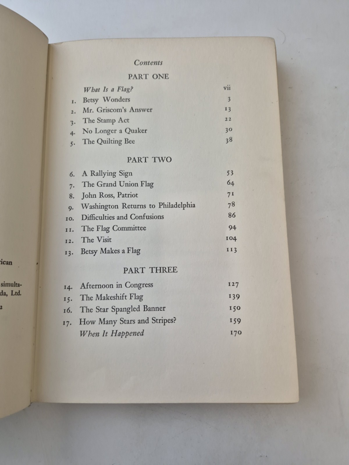 Betsy Ross And The Flag Jane Mayer Hardcover 1952 3rd Printing