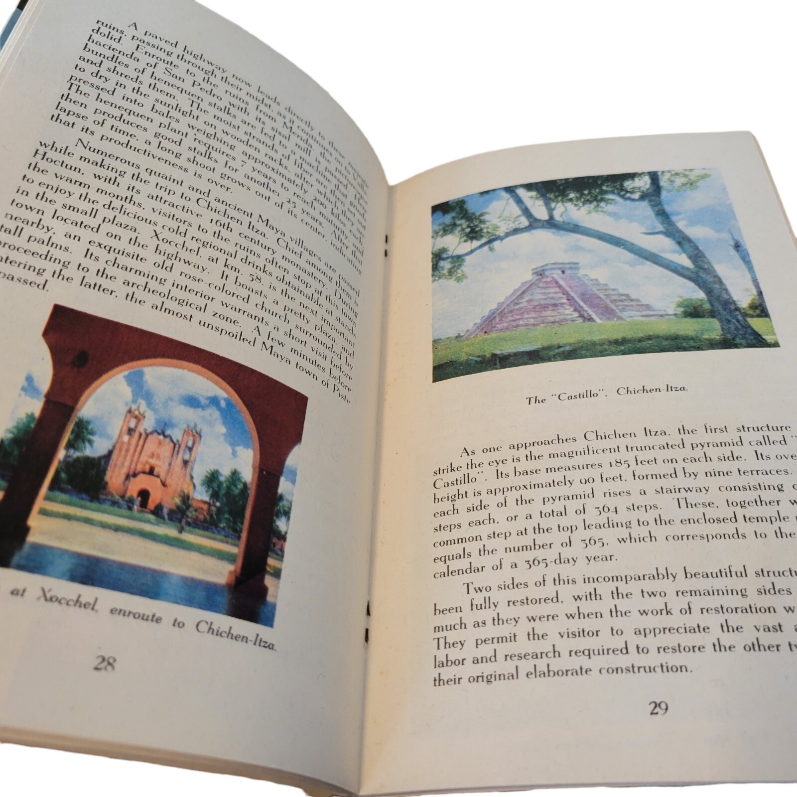 Vtg 50’s Yucatan Land of the Maya Tourism Guide 1953 Travel Agengy Book Mexico