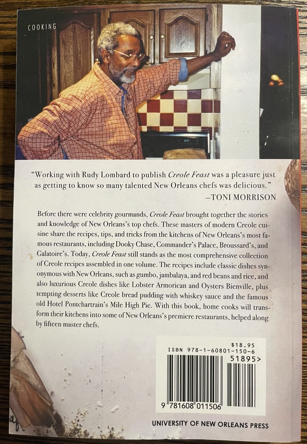 Creole Feast by Nathaniel Burton Rudy Lombard 2010 New Orleans Cookbook Press:VG