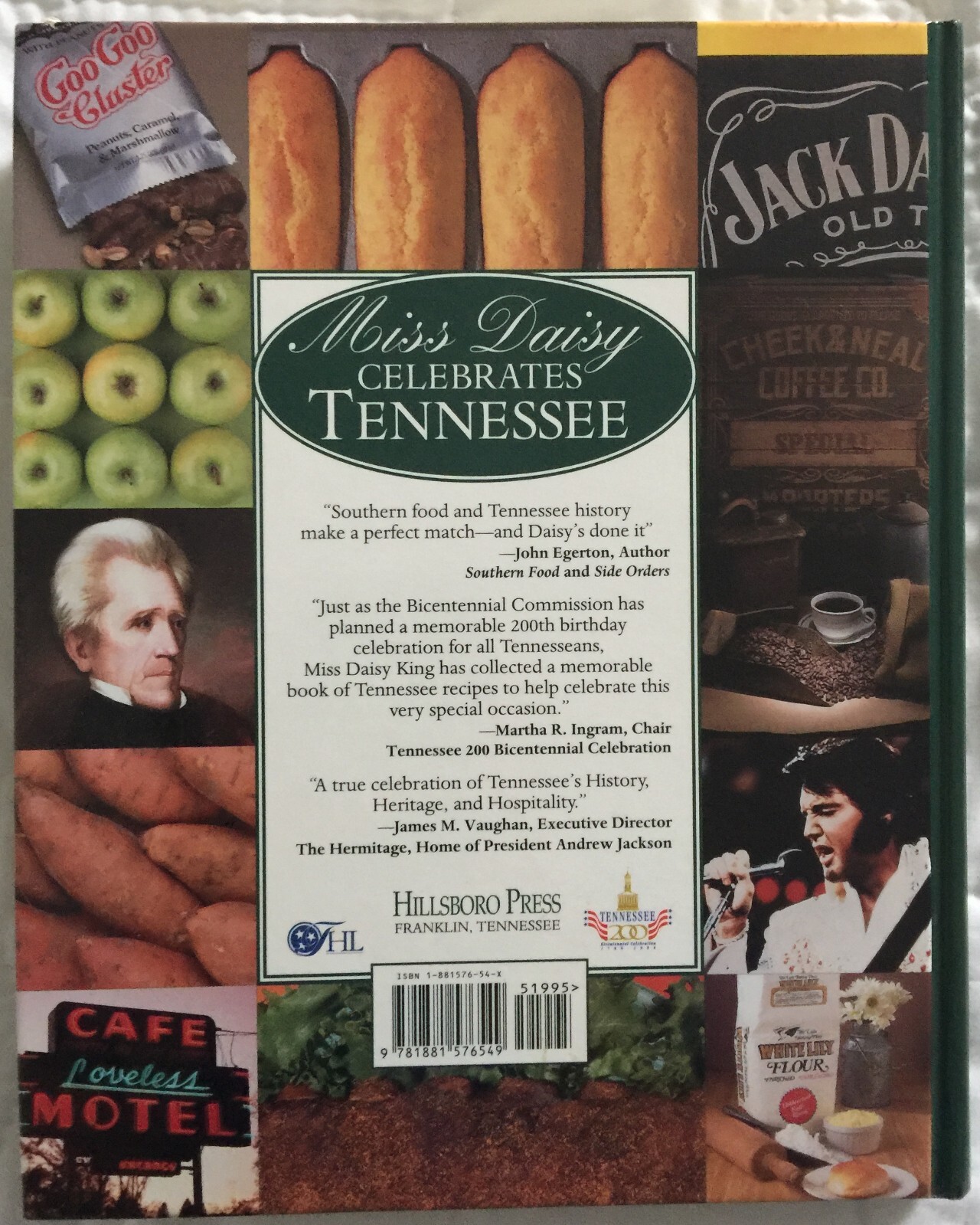 Miss Daisy Celebrates Tennessee by Daisy King – SIGNED!! (1995, Hardcover)