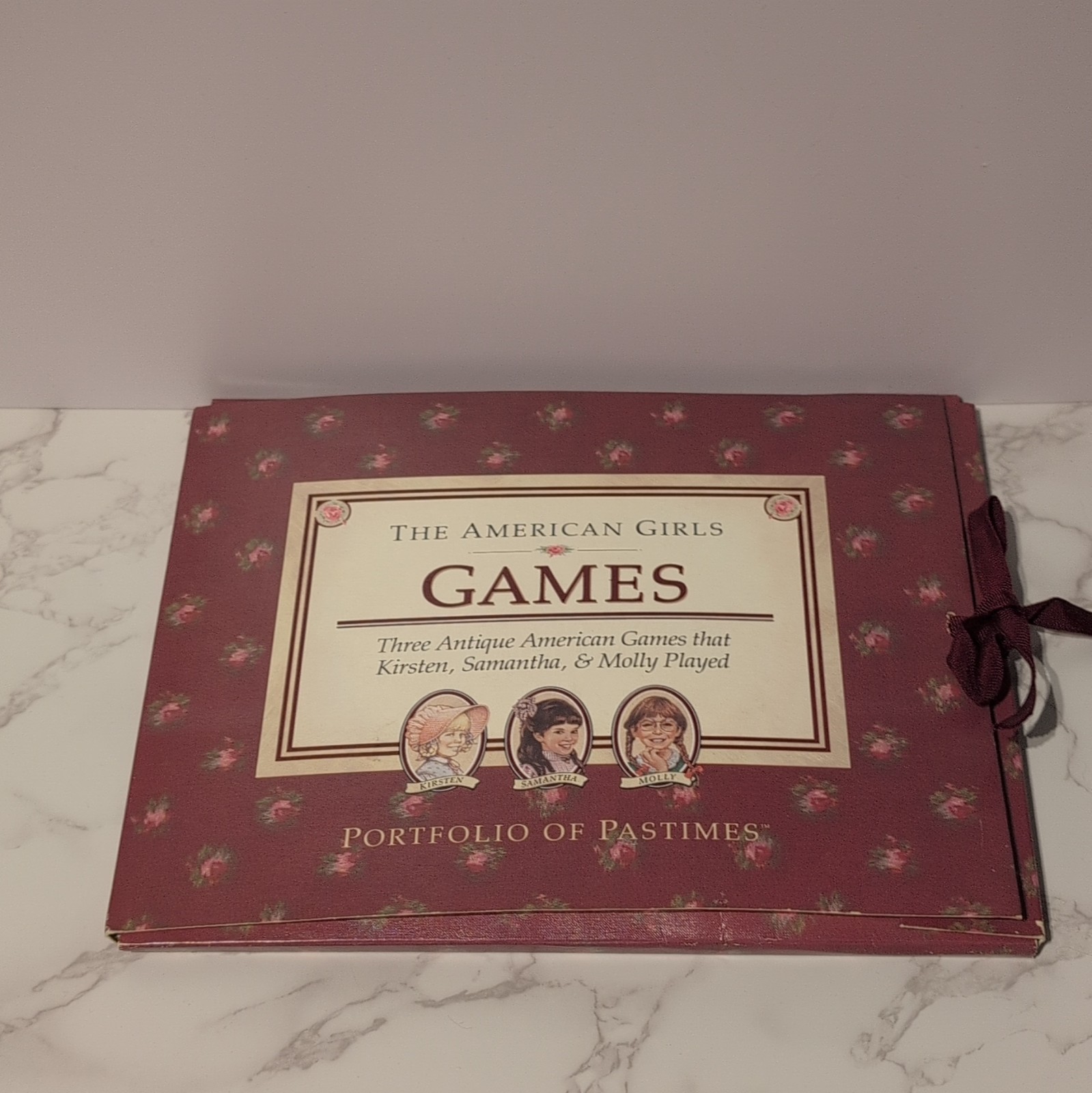 Pleasant Company American Girls Pastimes Portfolio Box Set Games
