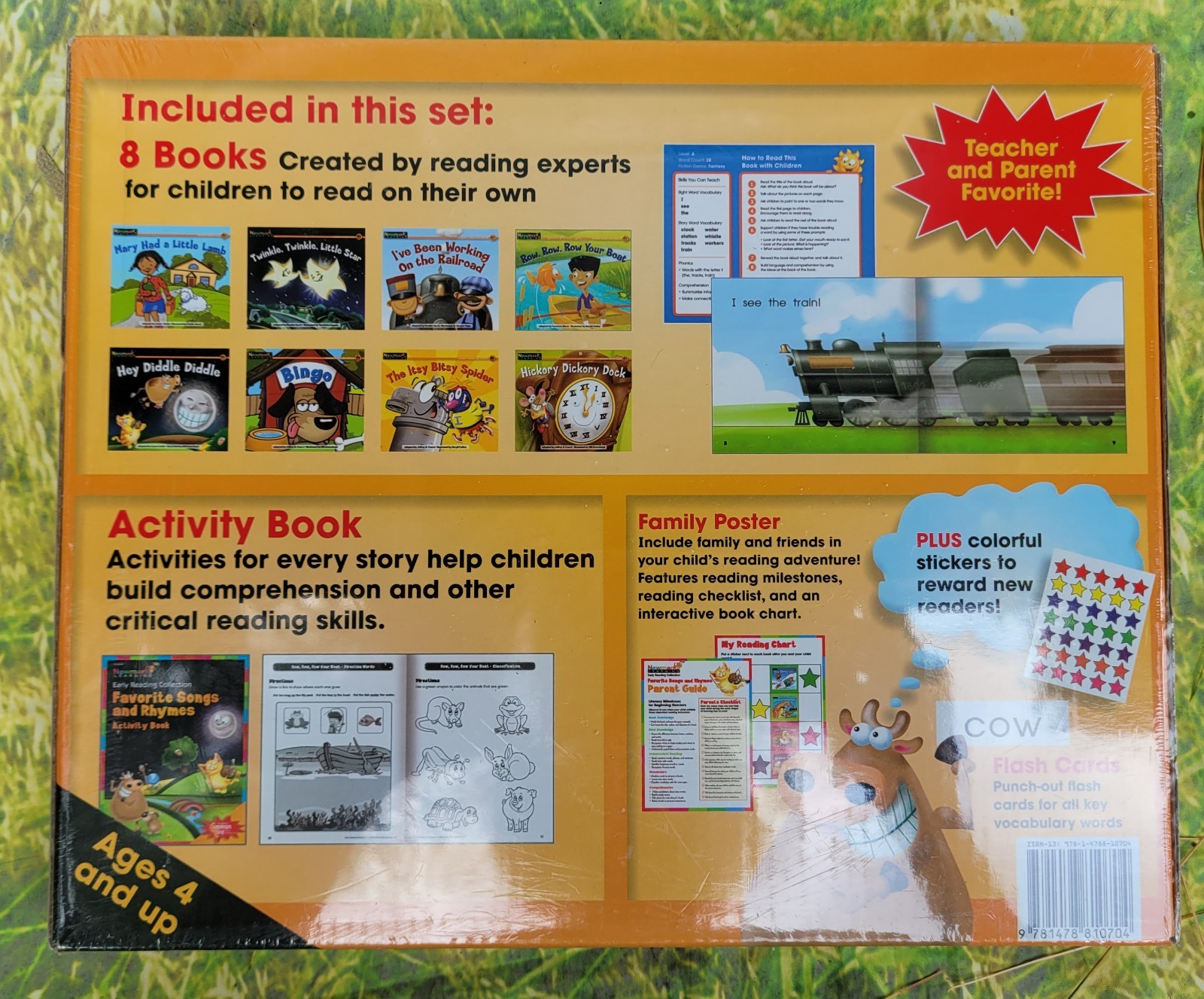 Favorite Songs Rhymes Box Set Newmark Learning Common Core Books Stickers Cards