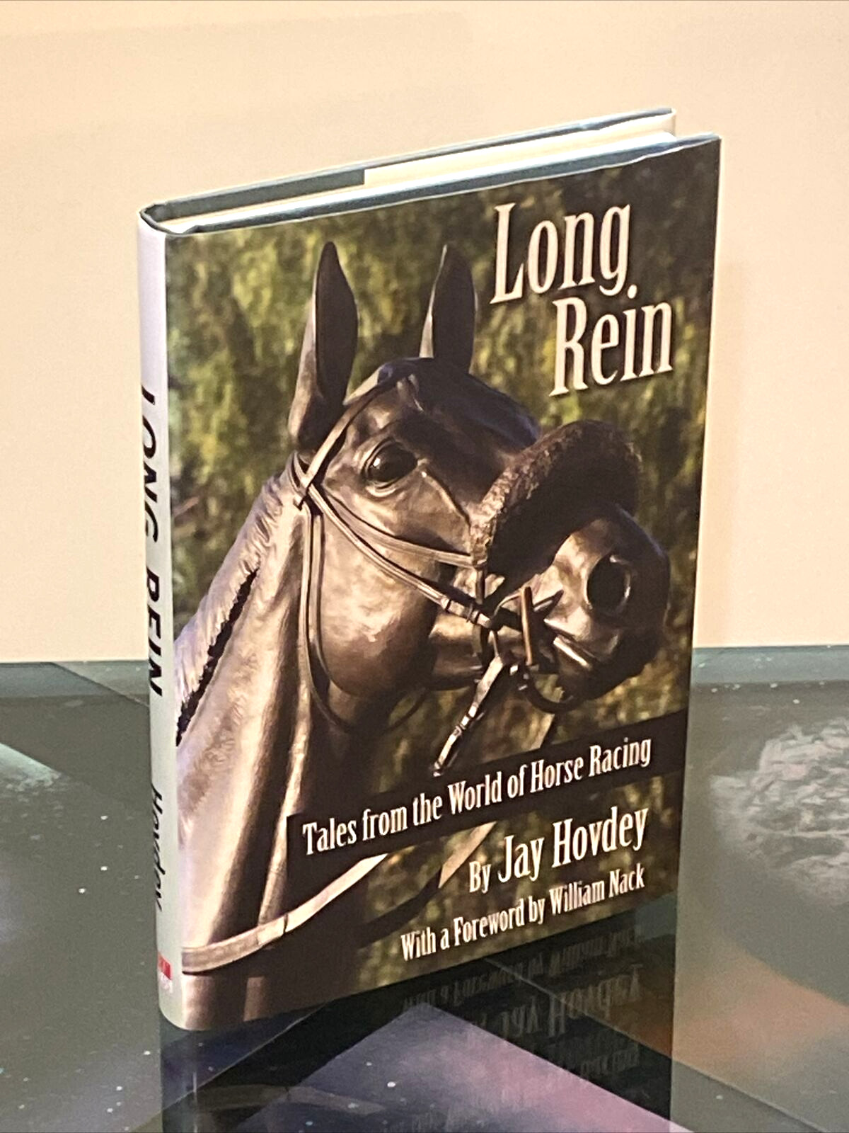 Long Rein SIGNED by Jay Hovdey – Horse Racing Tales – Near Fine Hardcover