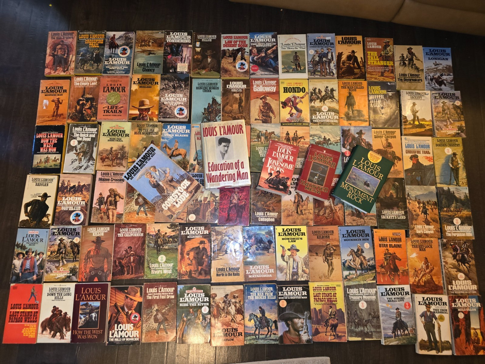 80 + Louis L’Amour Lot Of Vintage PB Paperback Books Book Lot Western