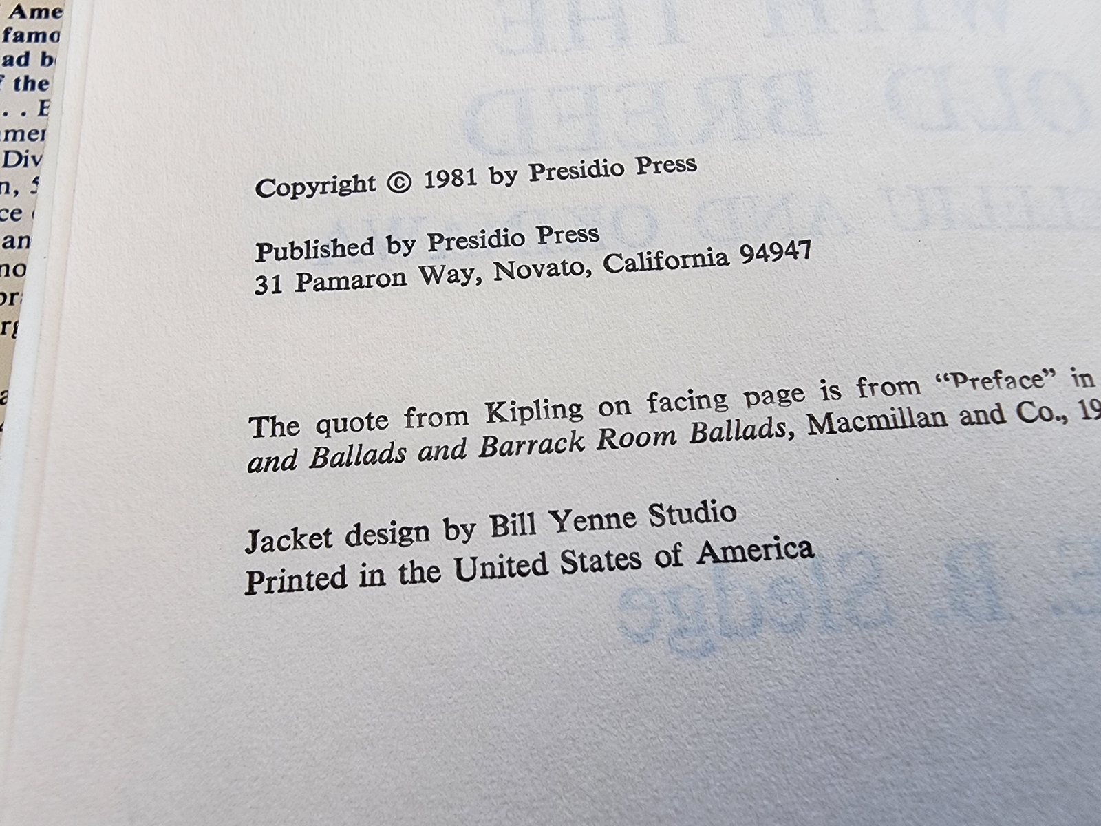 With the Old Breed at Peleliu and Okinawa by Sledge, E. B. 1981 HC/DJ