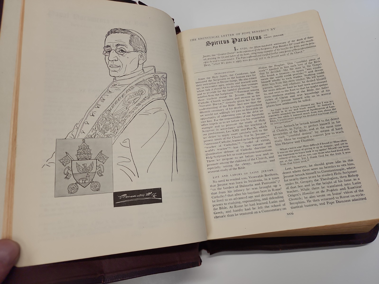 The Catholic Press Holy Family Edition of the Catholic Bible 1950 Rev O’Connel