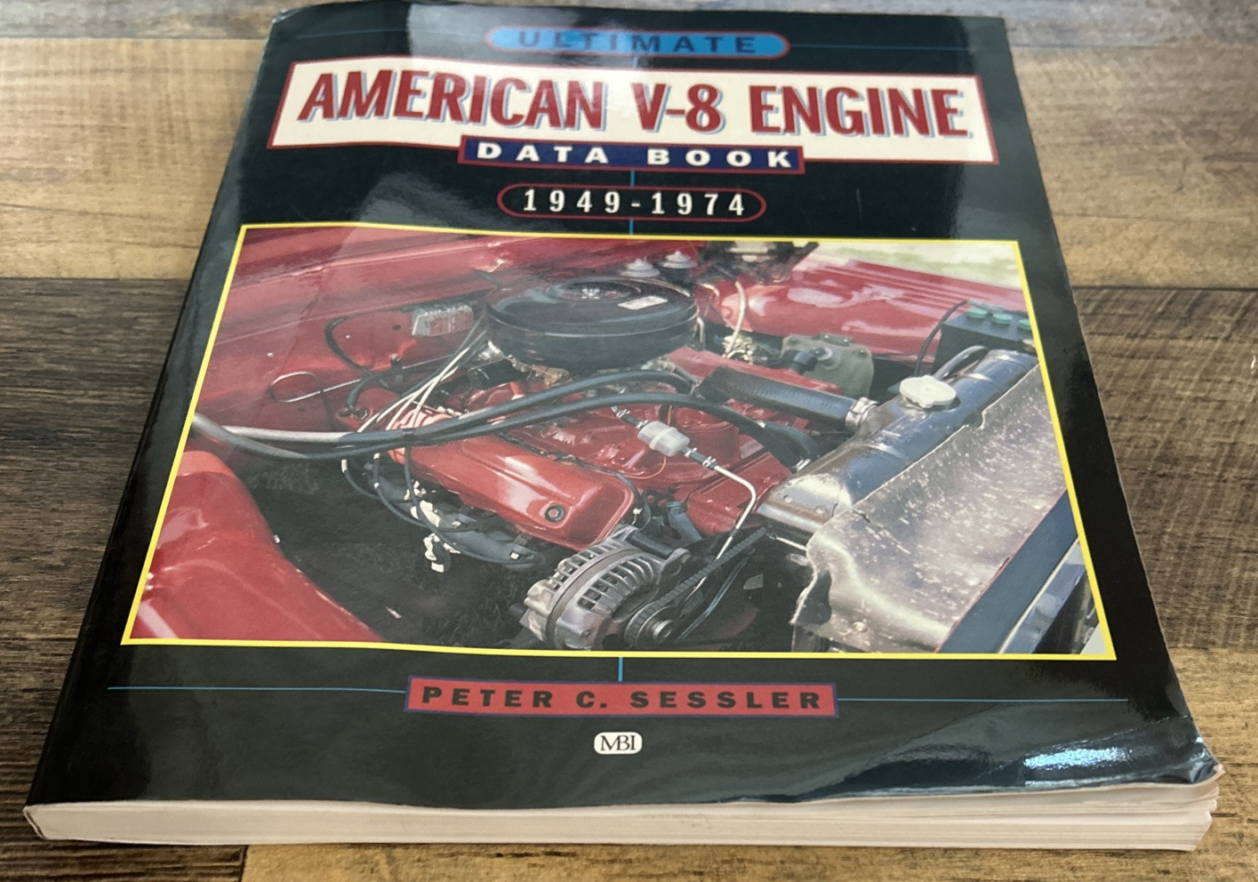 Ultimate American V-8 Engine Data Book 1949-74 SIGNED by Sessler, Peter HTF/OOP