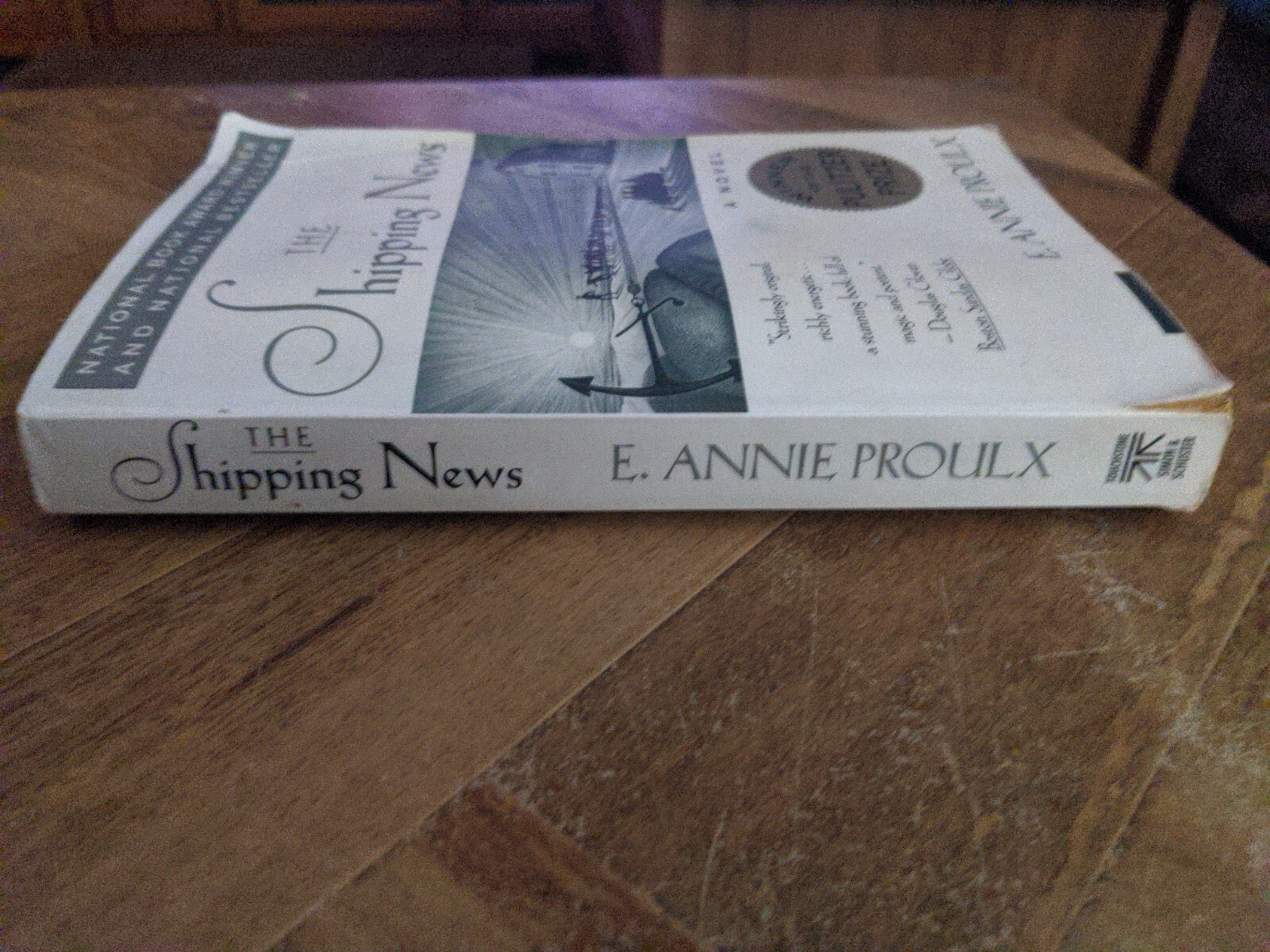 The Shipping News, Proulx, E Annie, paperback, 0671510053