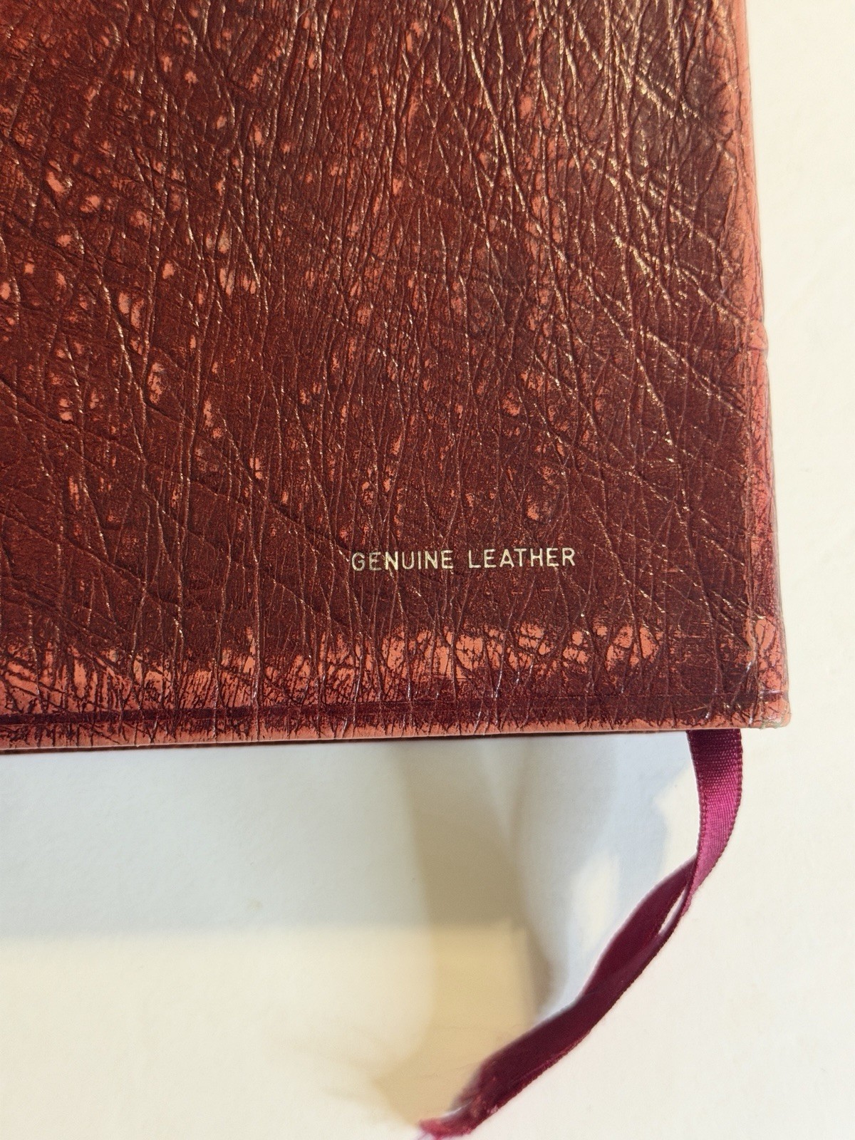 Christian Life Bible Burgundy Genuine Leather Leather NKJV