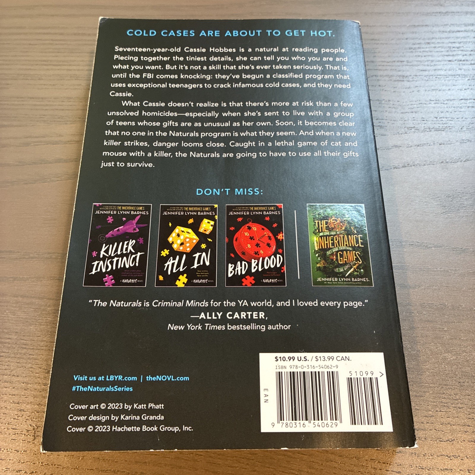 The Naturals by Jennifer Lynn Barnes (2023, Trade Paperback) Young Adult Book 1