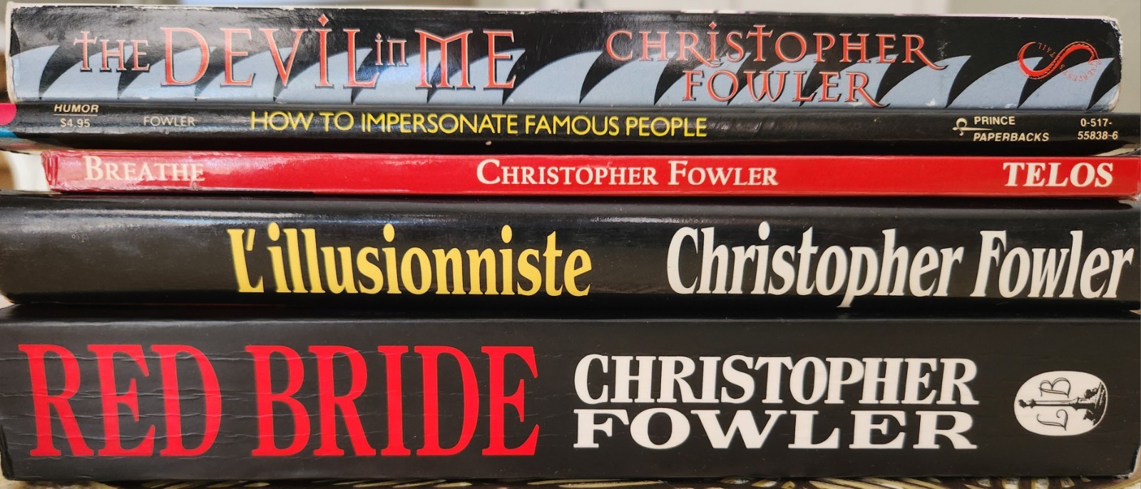 Christopher Fowler Lot of 22 books, 19 PB / 3 HB (see description for titles)