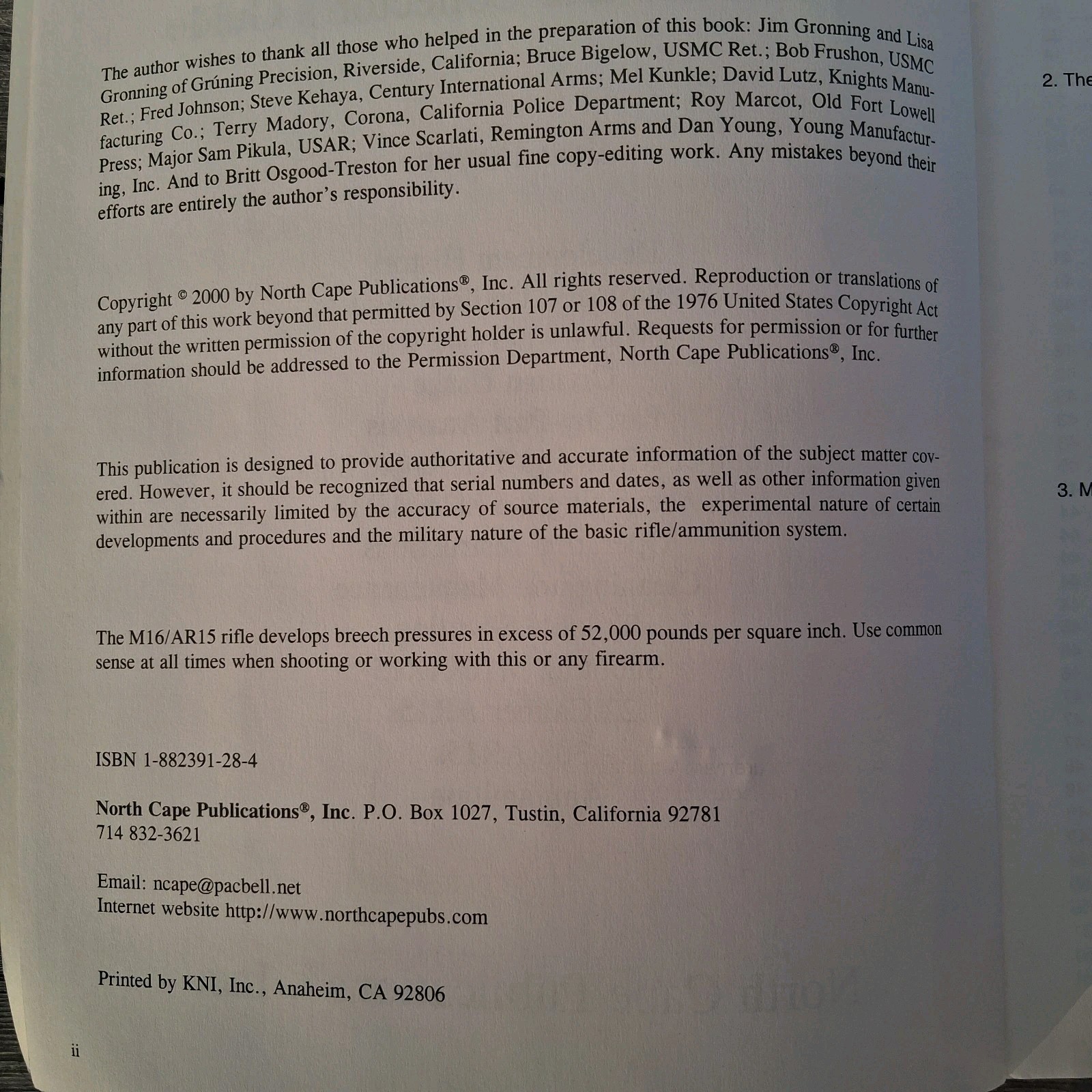 The M16/AR15 Rifle by Joe Poyer 2000 SC